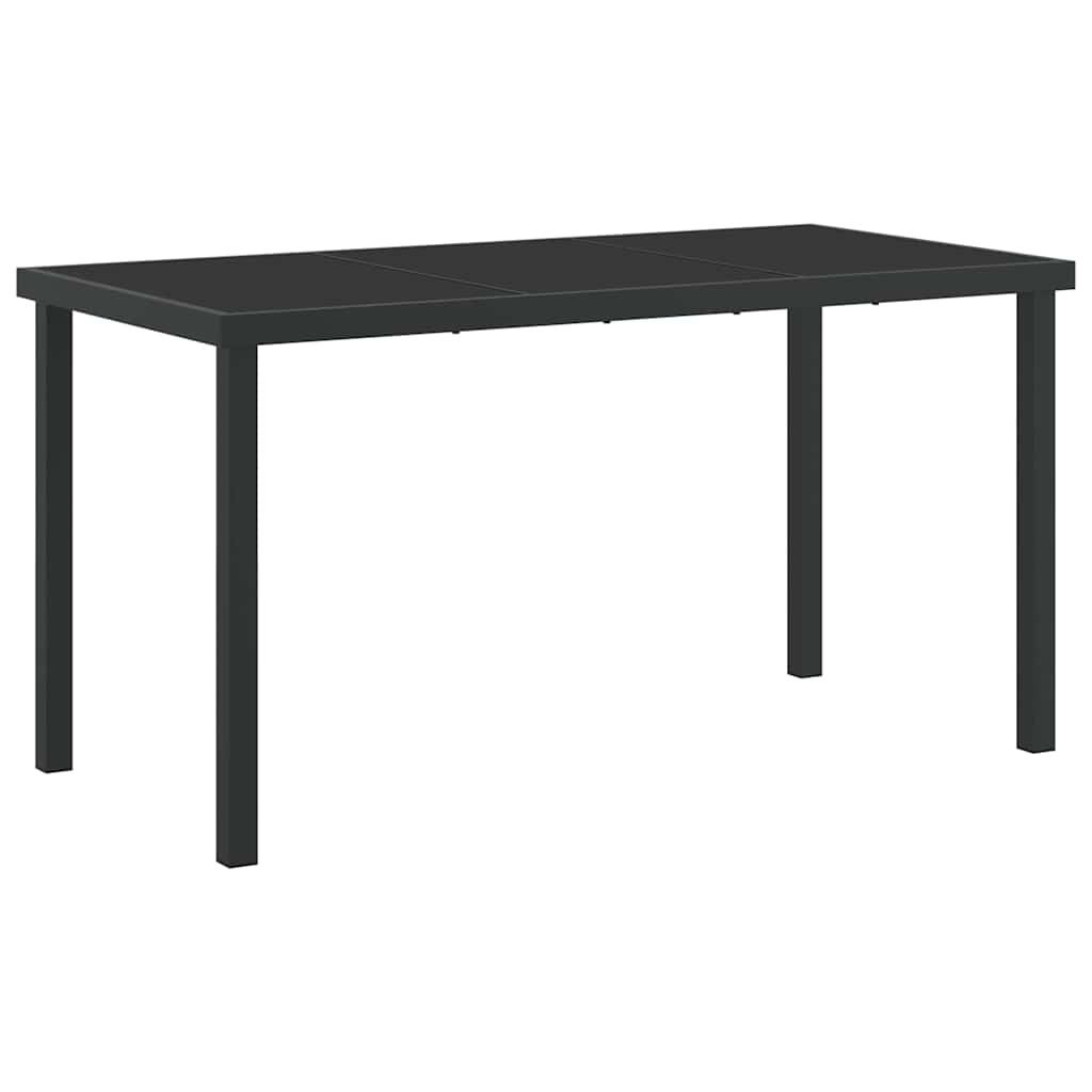 Set stola i stolica s jastukom 5 pcs Siva PE ratan