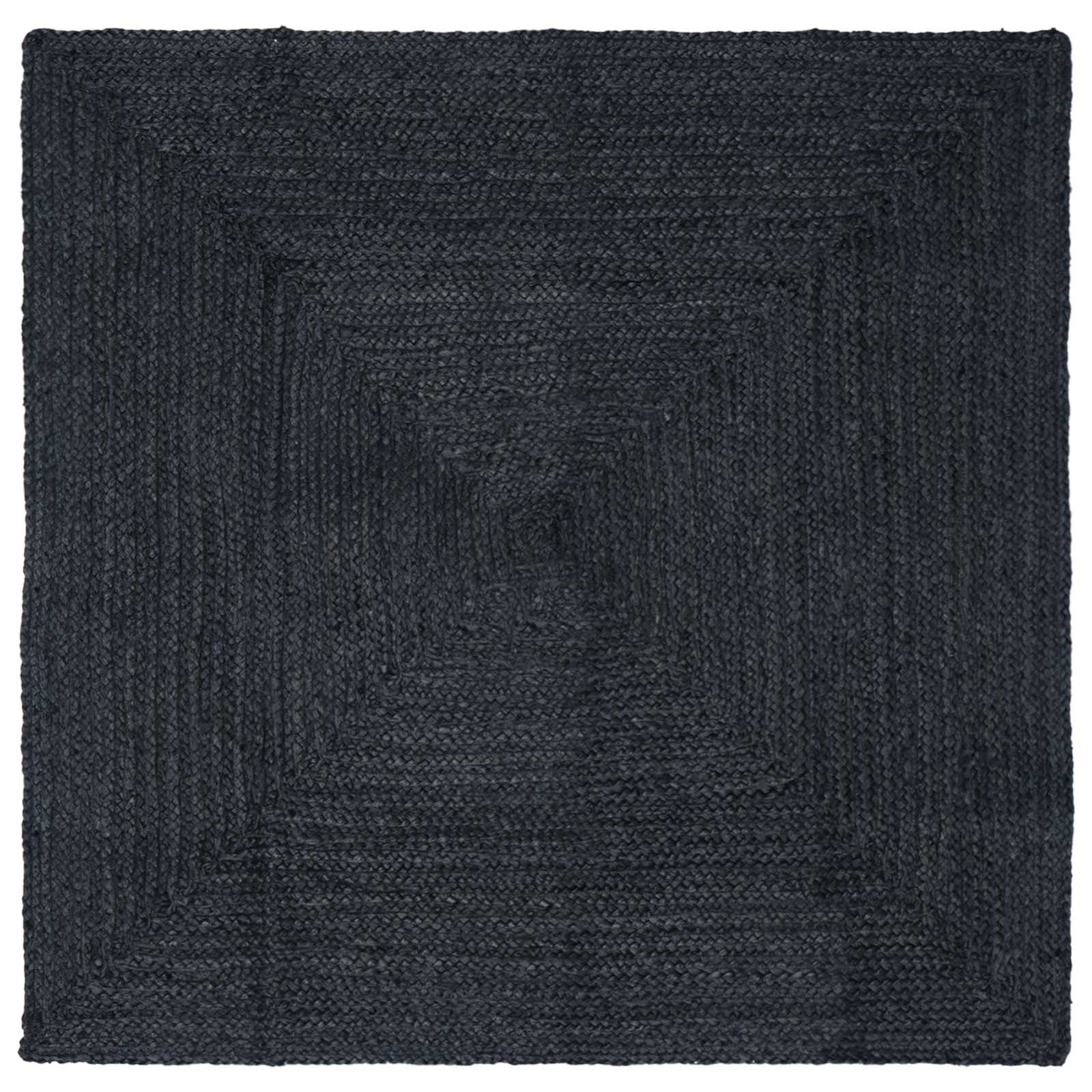 Tepisi za područja Četvrtasti Tamnosiva 200 x 200 cm Juta