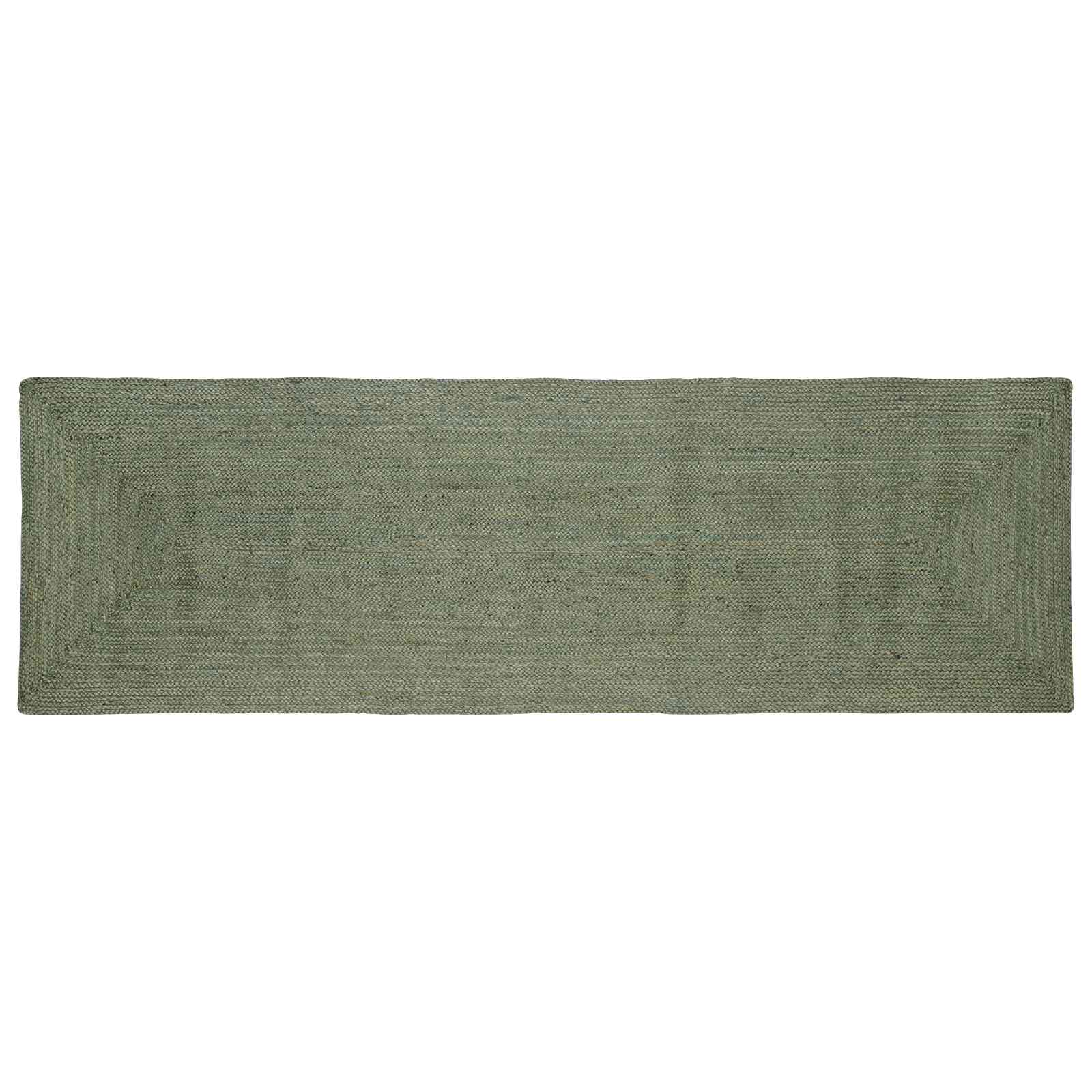 Tepisi za područja Pravokutni Maslinastozelena 80 x 200 cm Juta