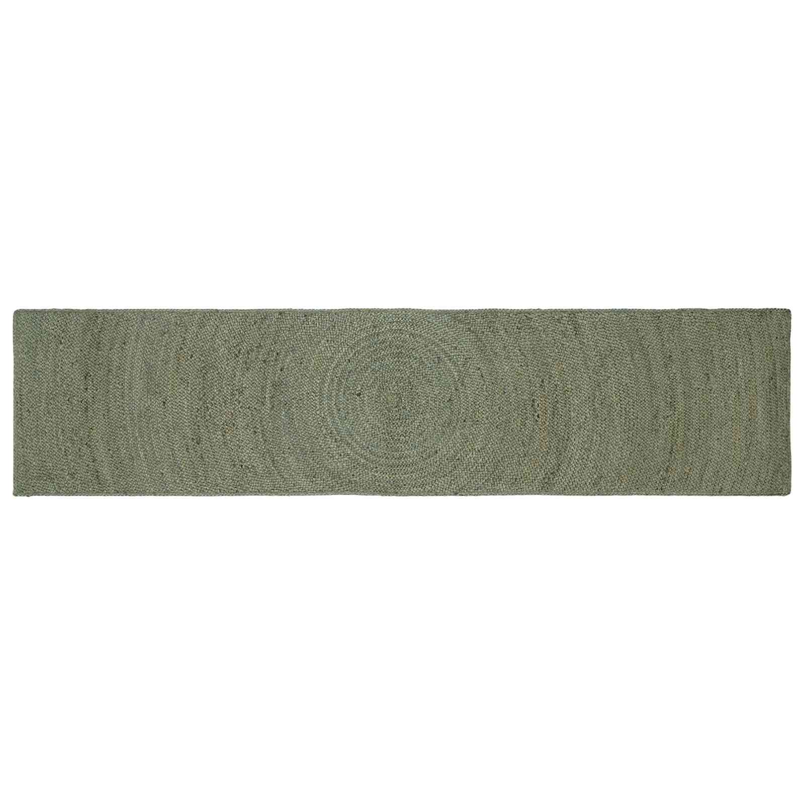 Tepisi za područja Maslinastozelena 60 x 250 cm Juta