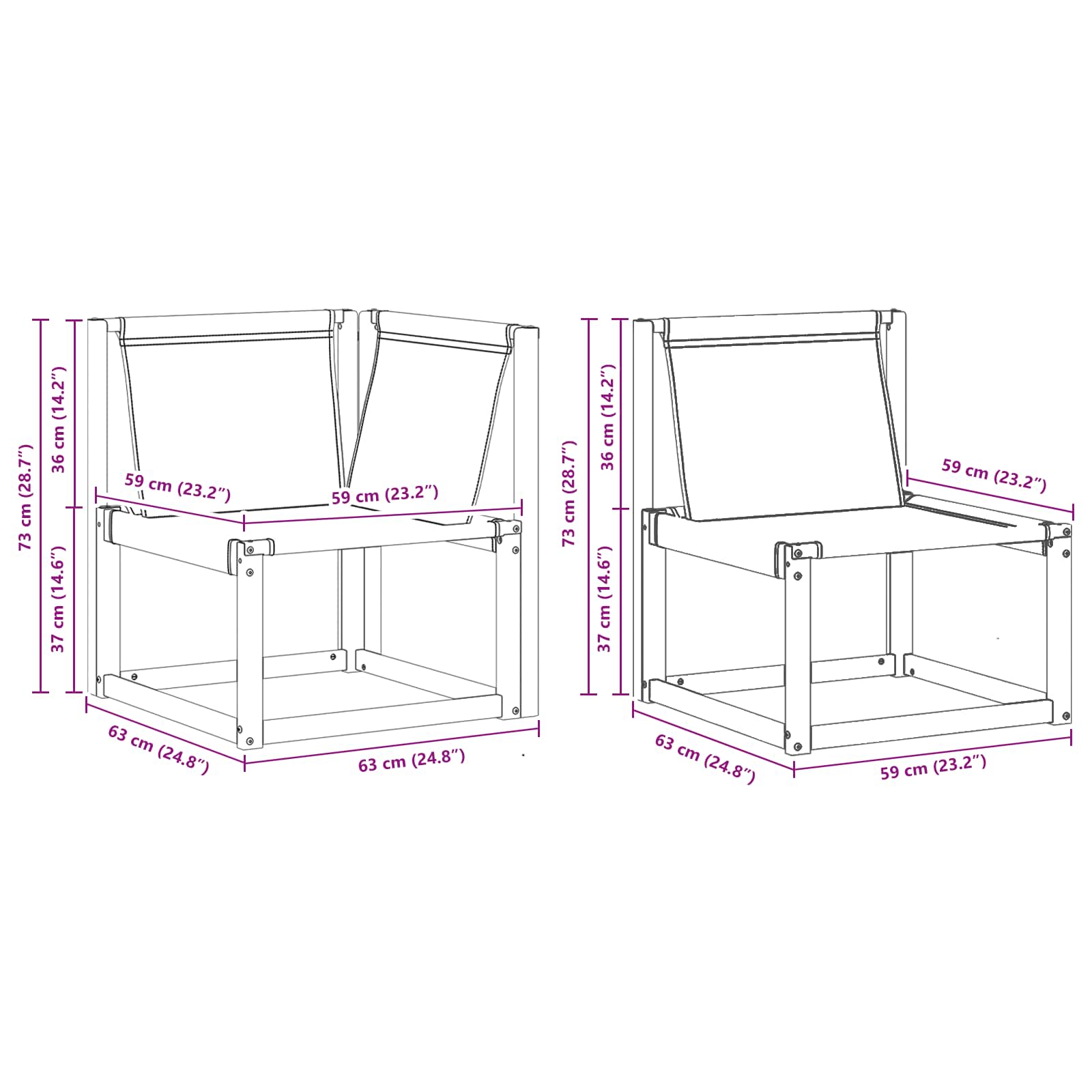 Set vanjskih sofa s jastukom 11 pcs Prirodna i crna