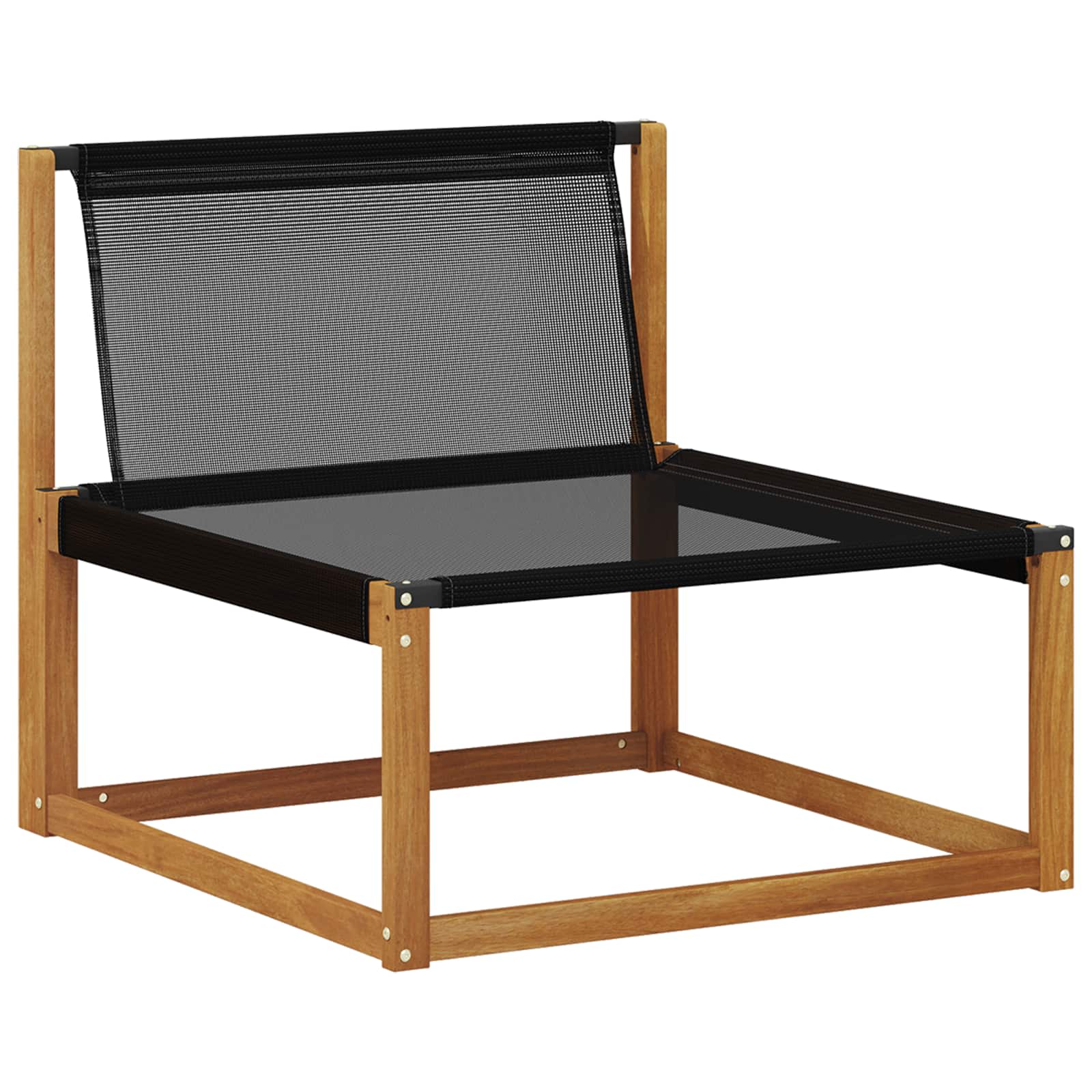 Set vanjskih sofa s jastukom 11 pcs Prirodna i crna