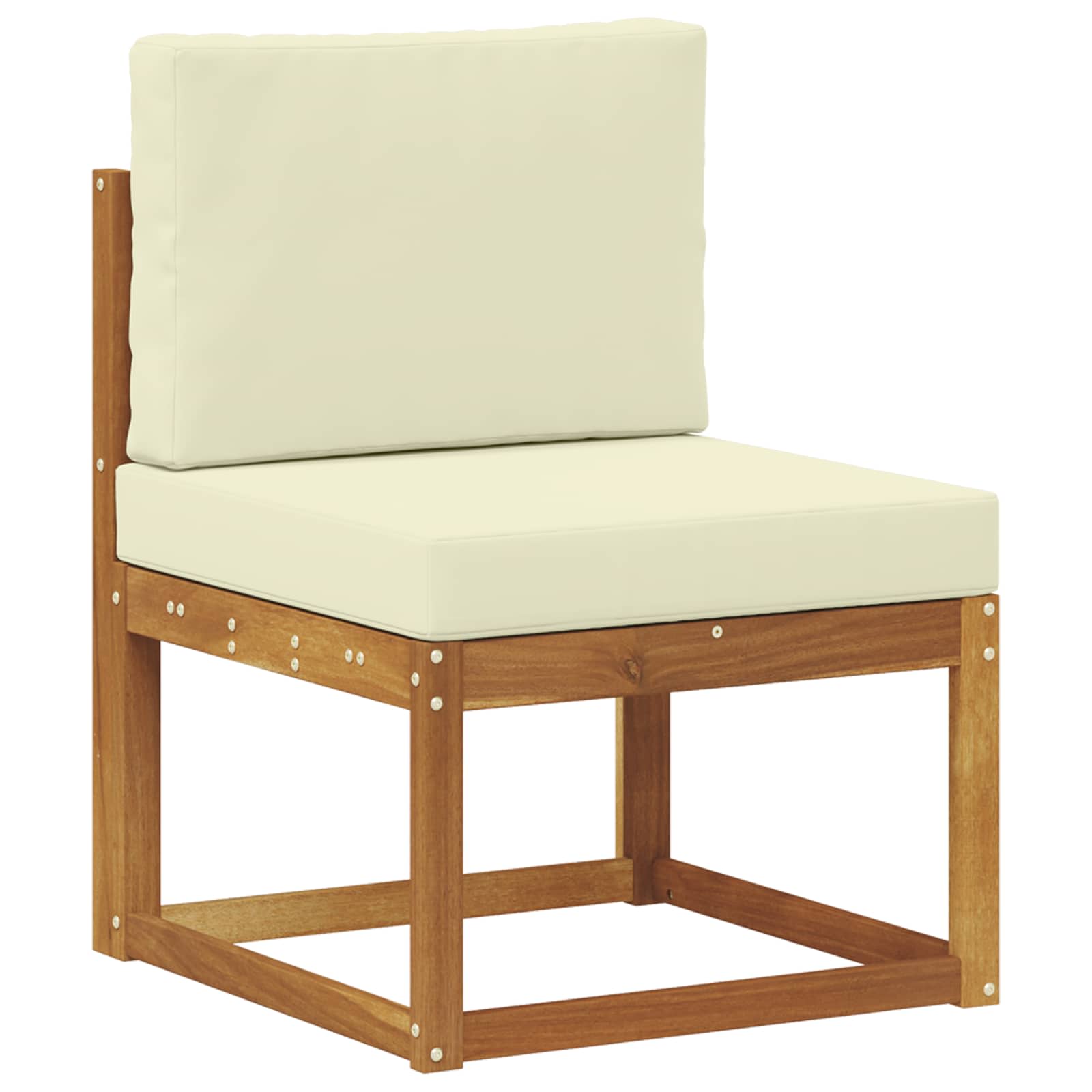Set vanjskih sofa 8 pcs Prirodna i krem Poliester