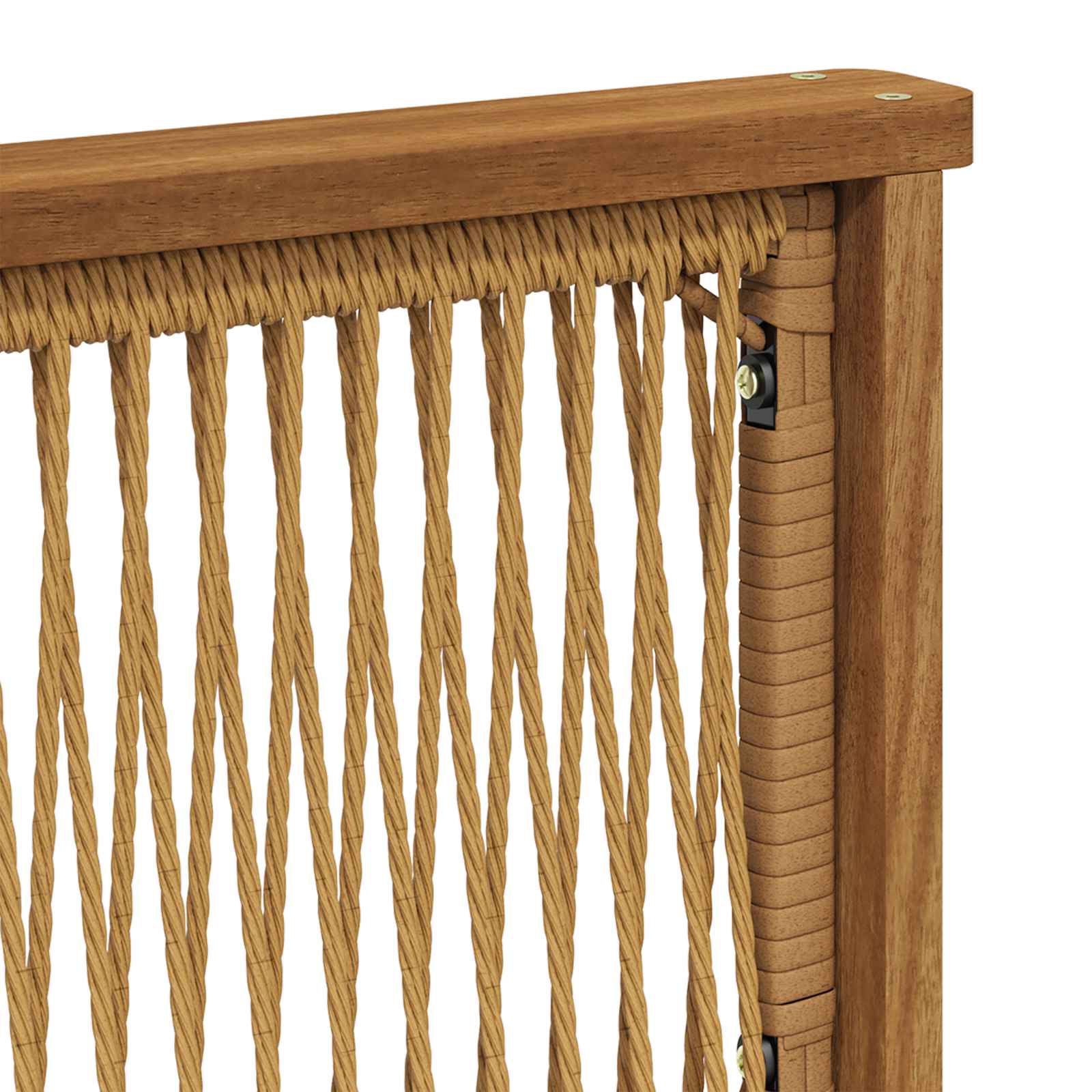 Set vanjskih sofa 5 pcs Prirodna i antracit