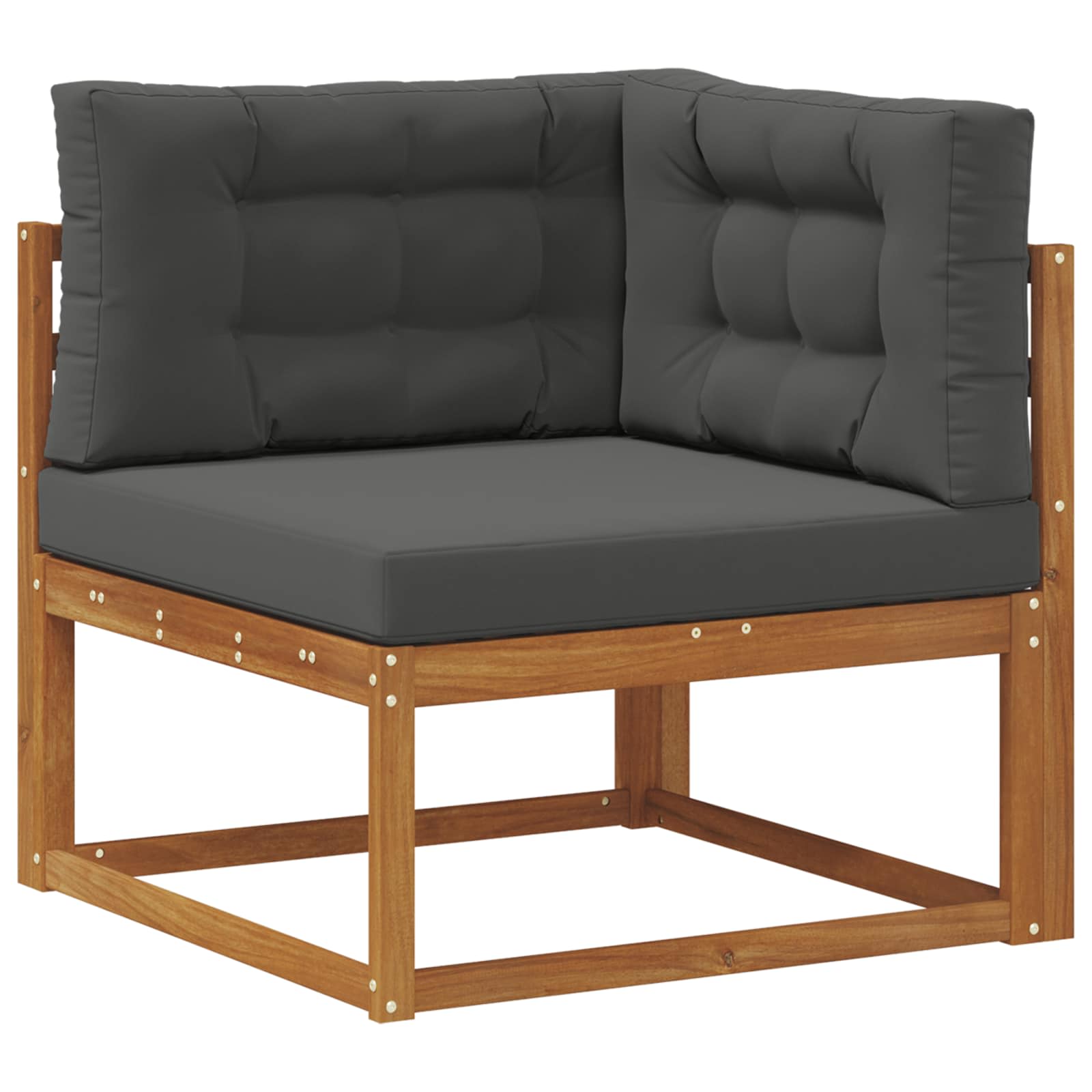 Set vanjskih sofa 5 pcs Prirodna i antracit