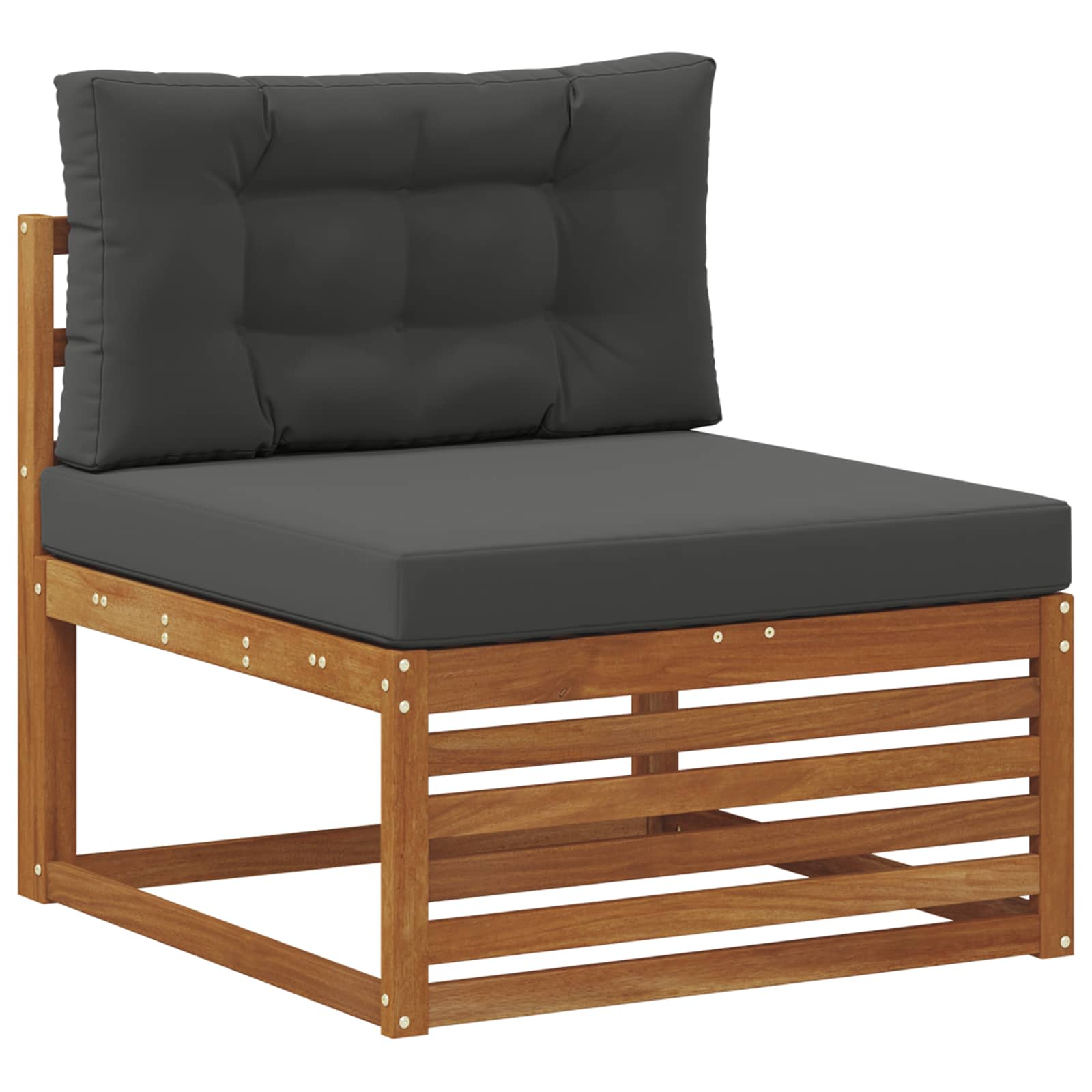 Set vanjskih sofa 5 pcs Prirodna i antracit 323 x 164,5 x 73 cm