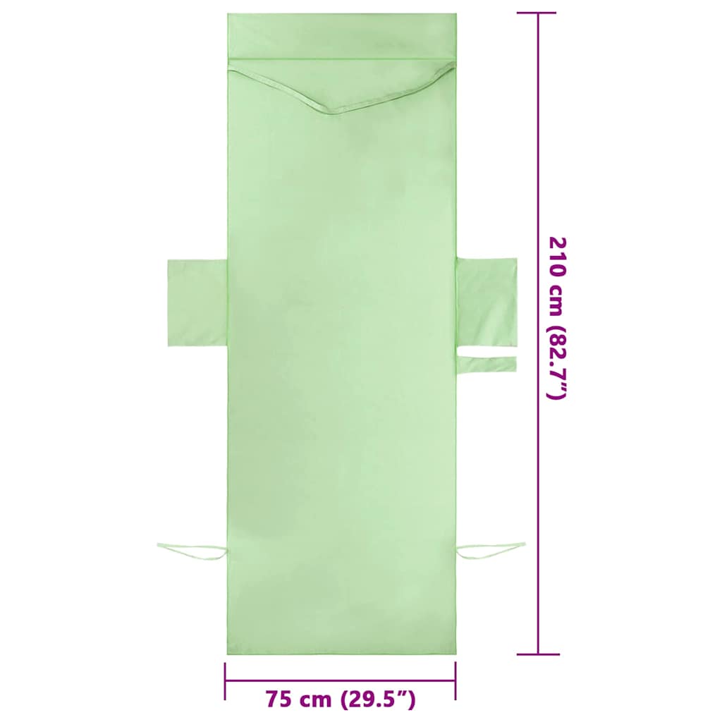 Ručnici za ležaljku 2 pcs Zelena 210 x 75 cm
