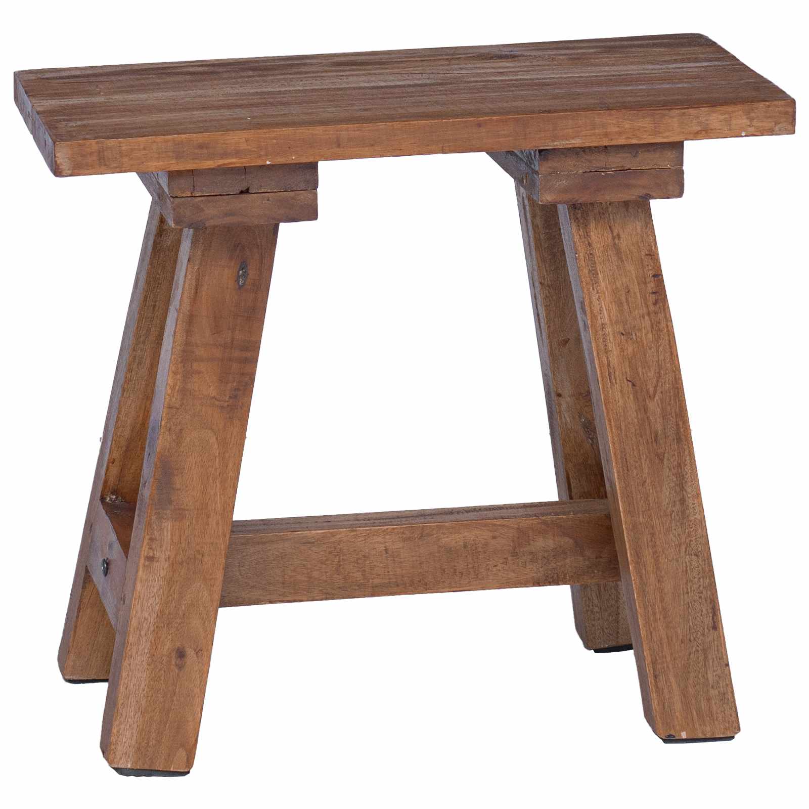 klupa Prirodna 50,5 x 25 x 47,5 cm Čvrsto mahagonijevo drvo