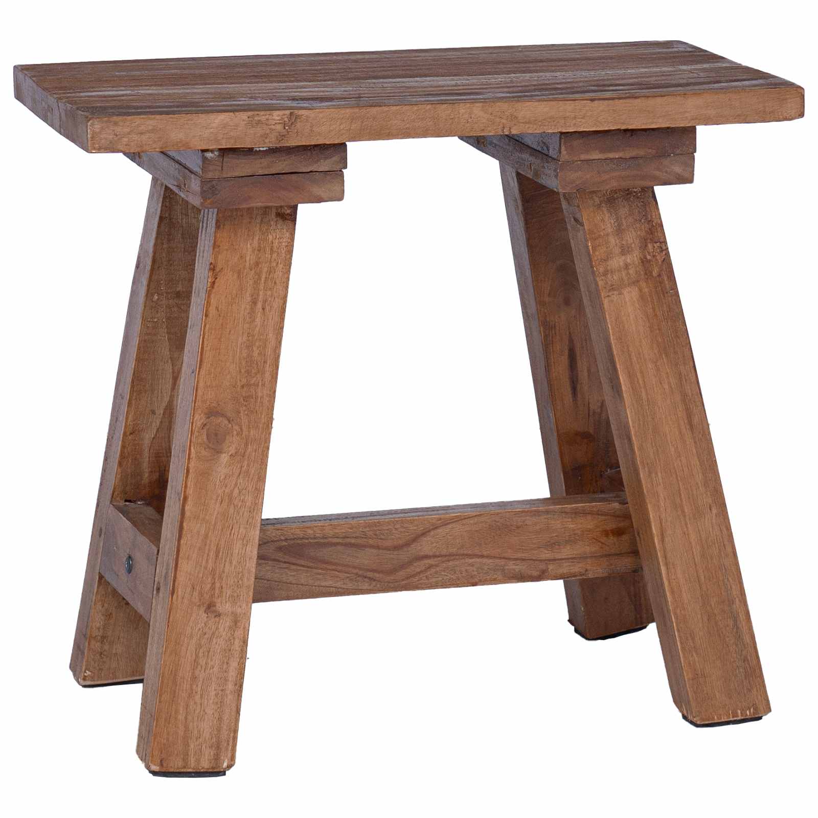 klupa Prirodna 50,5 x 25 x 47,5 cm Čvrsto mahagonijevo drvo