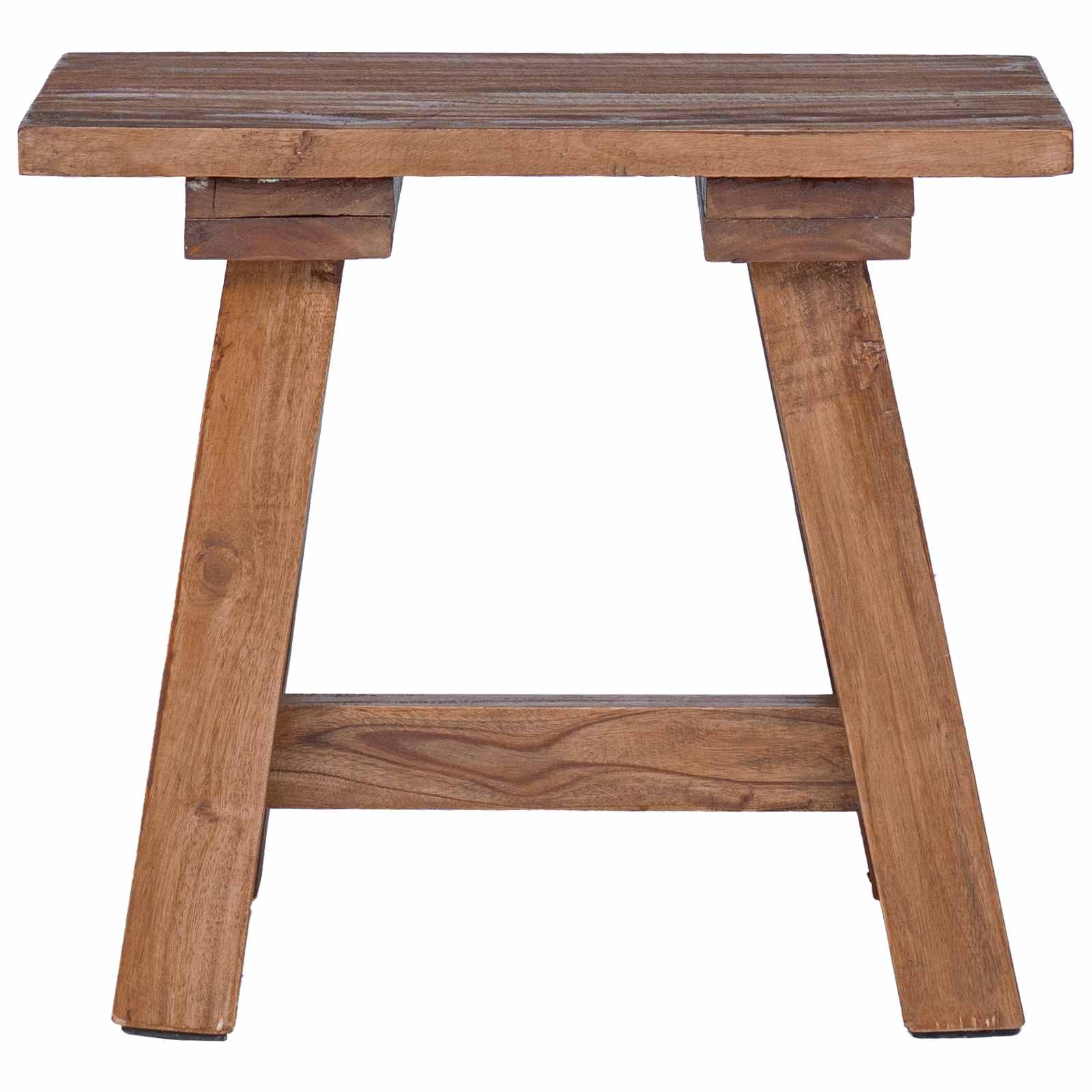 klupa Prirodna 50,5 x 25 x 47,5 cm Čvrsto mahagonijevo drvo