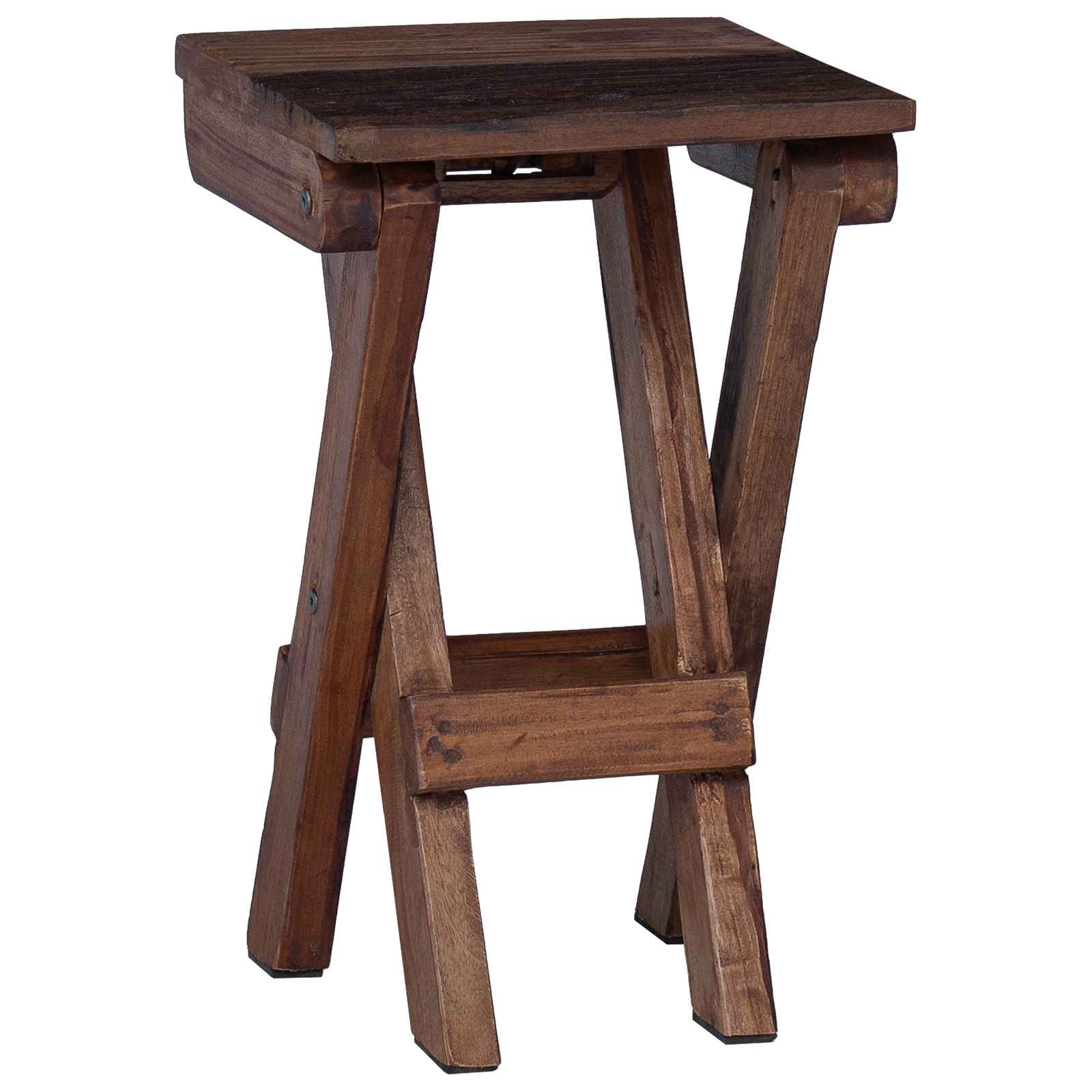 Stolica Prirodna 30 x 30 x 48 cm Čvrsto drvo iz reciklaže
