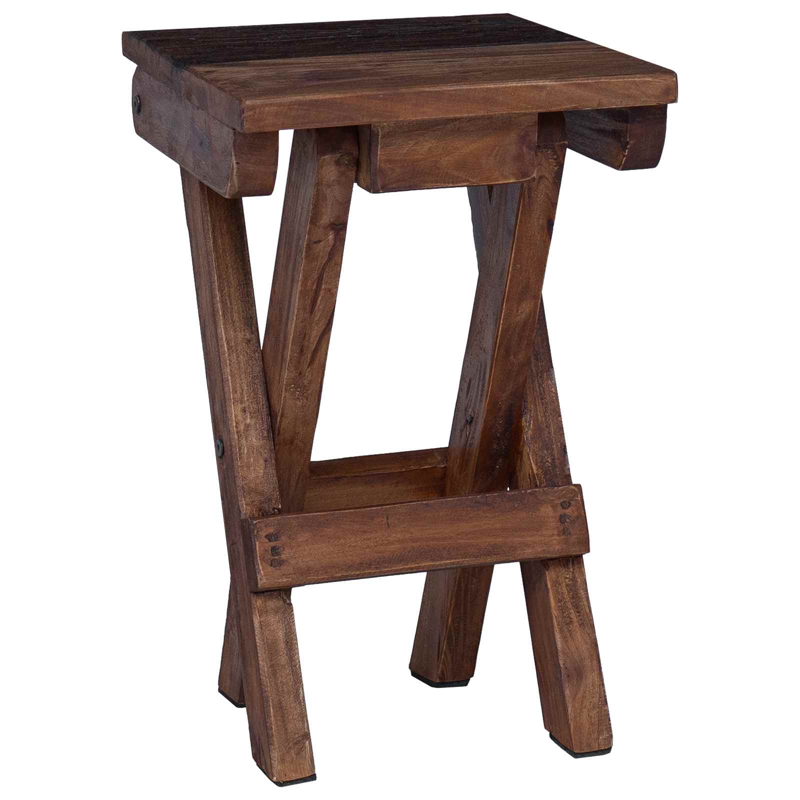 Stolica Prirodna 30 x 30 x 48 cm Čvrsto drvo iz reciklaže