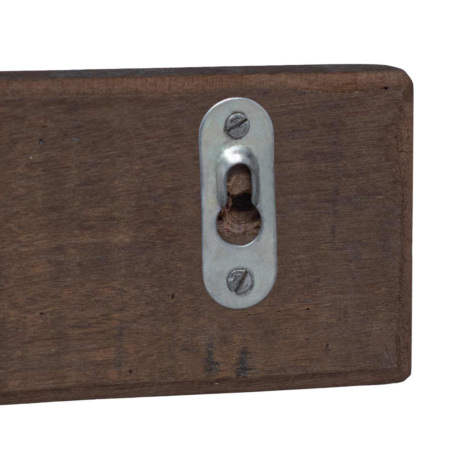Vješalica Smeđa 60 x 7 x 8 cm Čvrsto drvo iz reciklaže