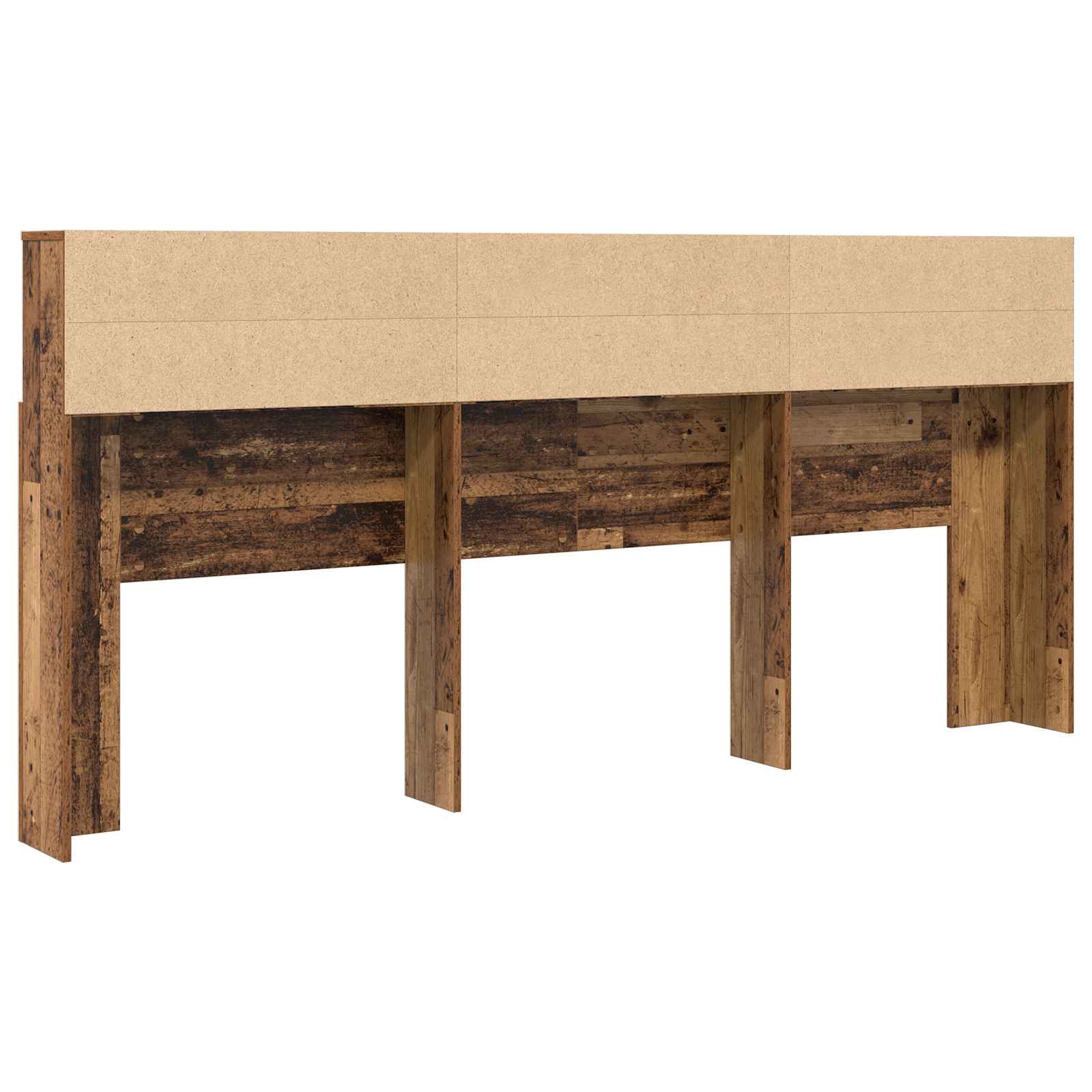 Glava kreveta s ormarićem Zidne Staro drvo 220 x 19 x 101,5 cm