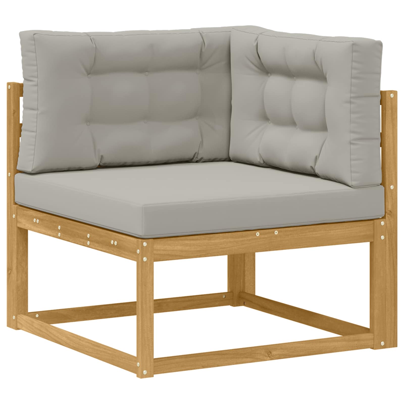 Set vanjskih sofa 9 pcs Bijela i svjetlosiva 79 x 79 x 37 cm
