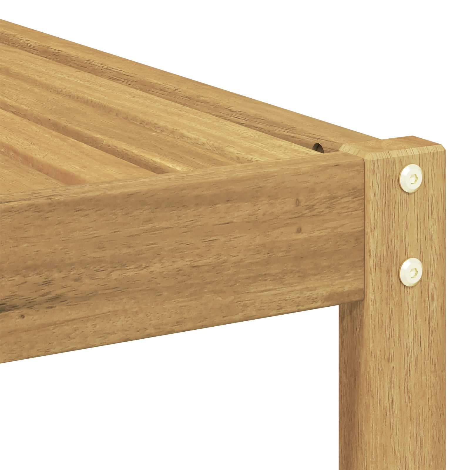 Set vanjskih sofa 8 pcs Bijela Čvrsto drvo akacije