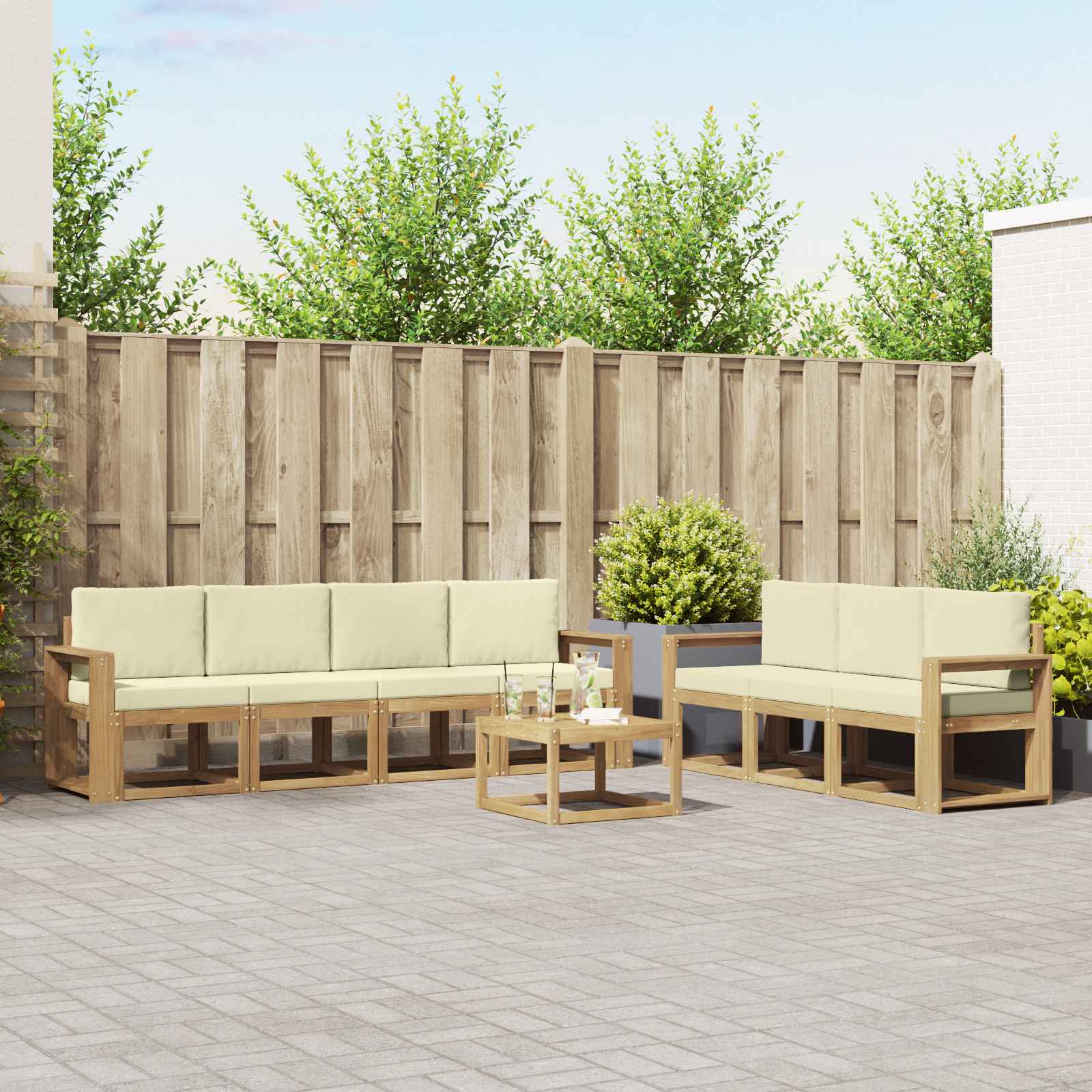 Set vanjskih sofa 7 pcs