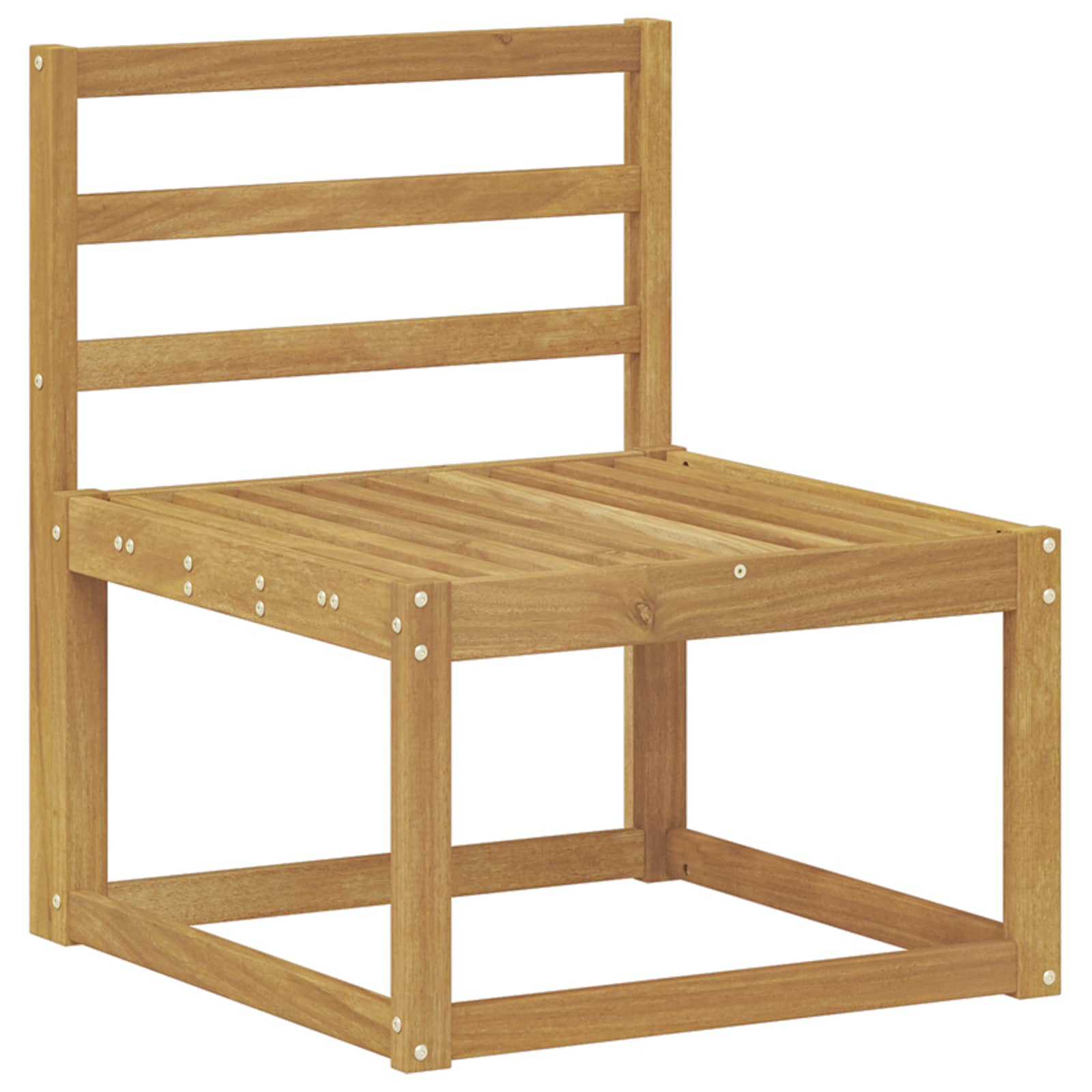 Set vanjskih sofa 5 pcs Bijela 59 x 59 x 37 cm