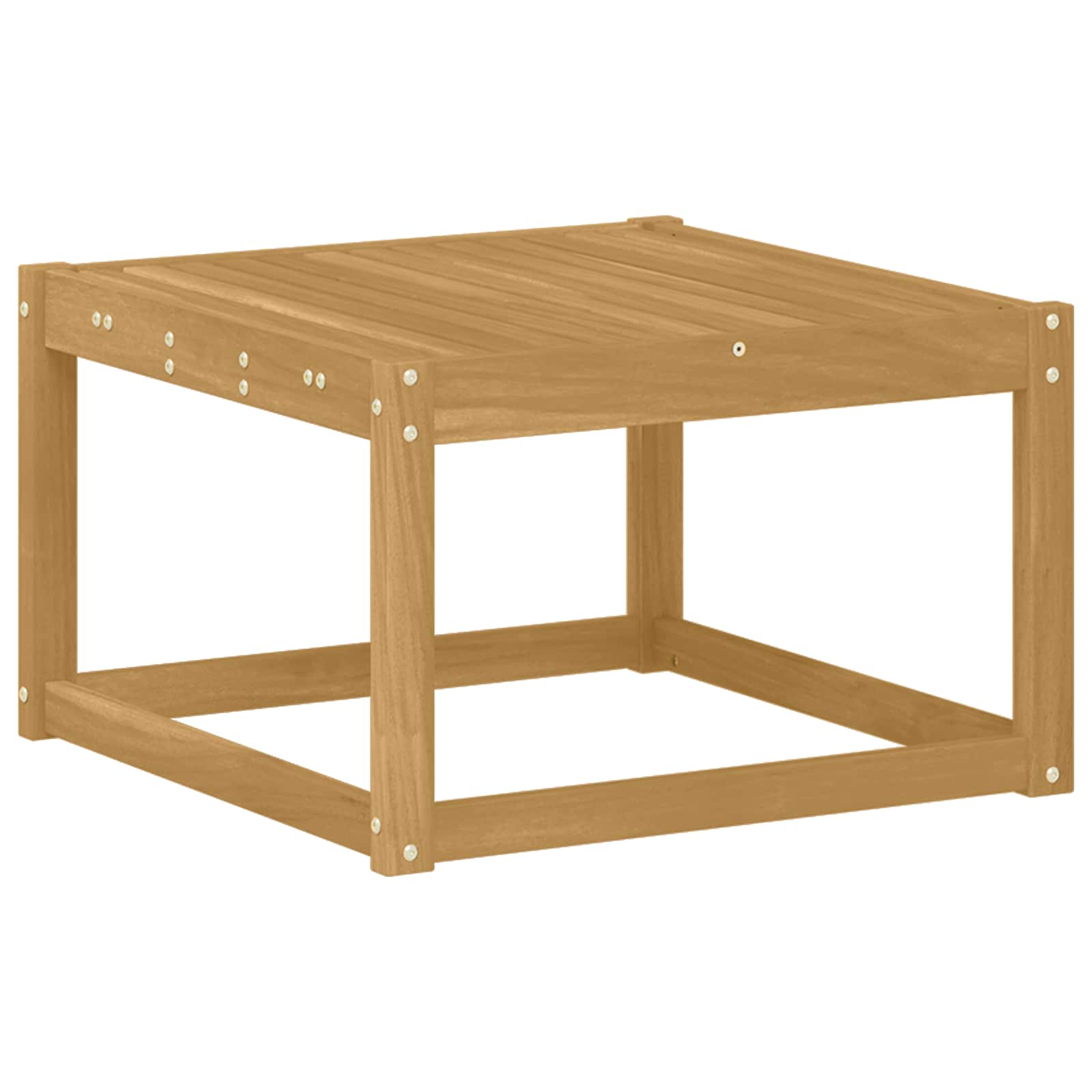 Set vanjskih sofa 9 pcs Bijela Čvrsto drvo akacije