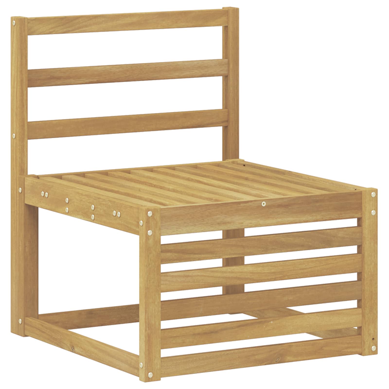 Set vanjskih sofa 5 pcs Bijela 59 x 59 x 37 cm