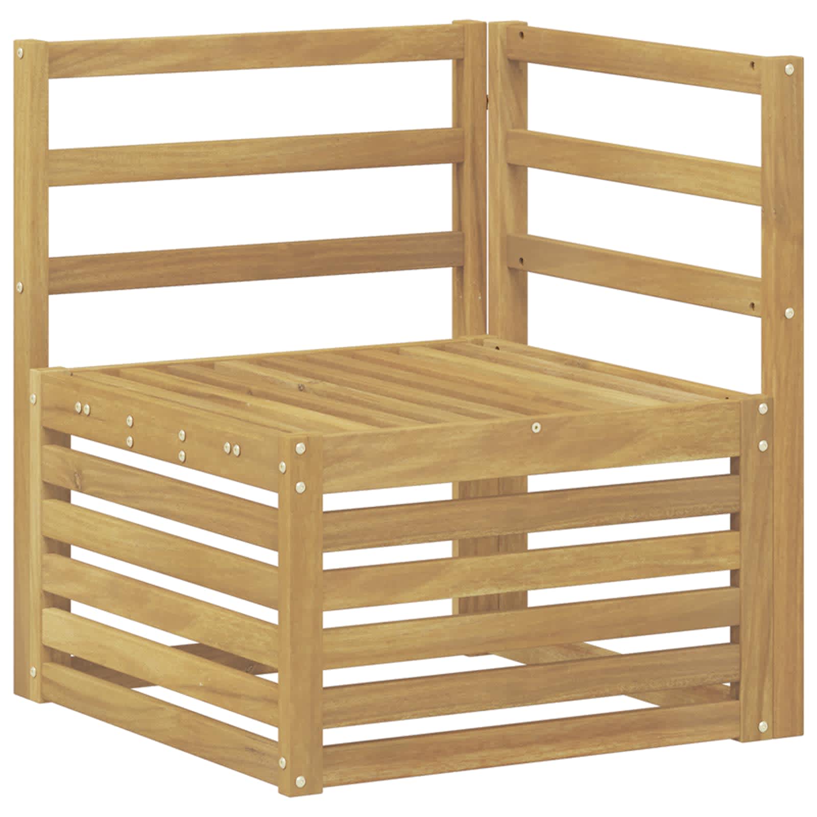 Set vanjskih sofa 6 pcs Bijela 59 x 59 x 37 cm