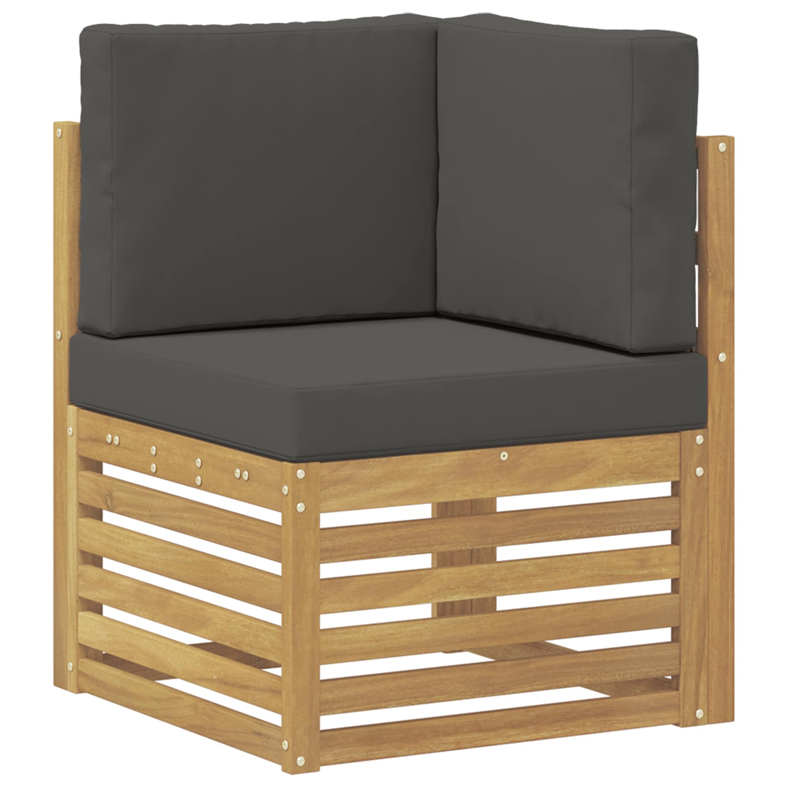 Set vanjskih sofa 7 pcs Bijela i antracit