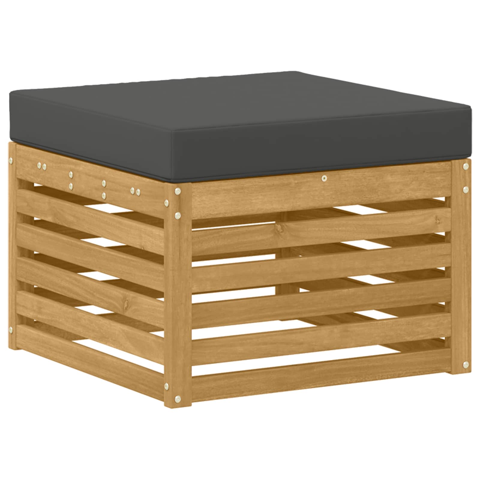 Set vanjskih sofa 7 pcs Bijela i antracit
