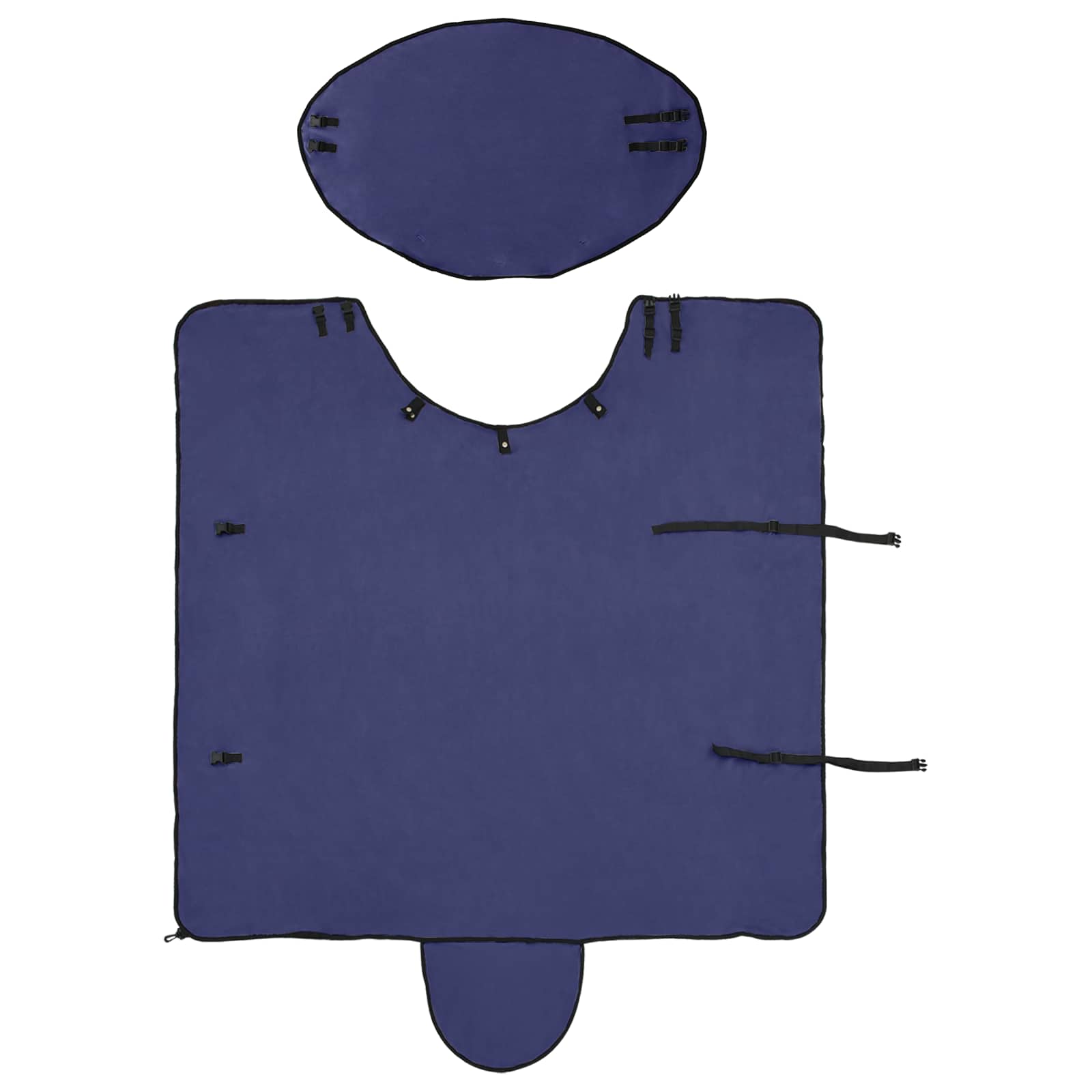 Pokrivač za konje Mornarsko plava 115 cm Poliester