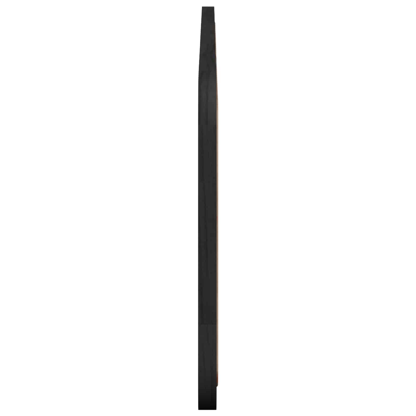 Uzglavlje s uzglavljem Crna 180 x 55 x 3 cm Ratan