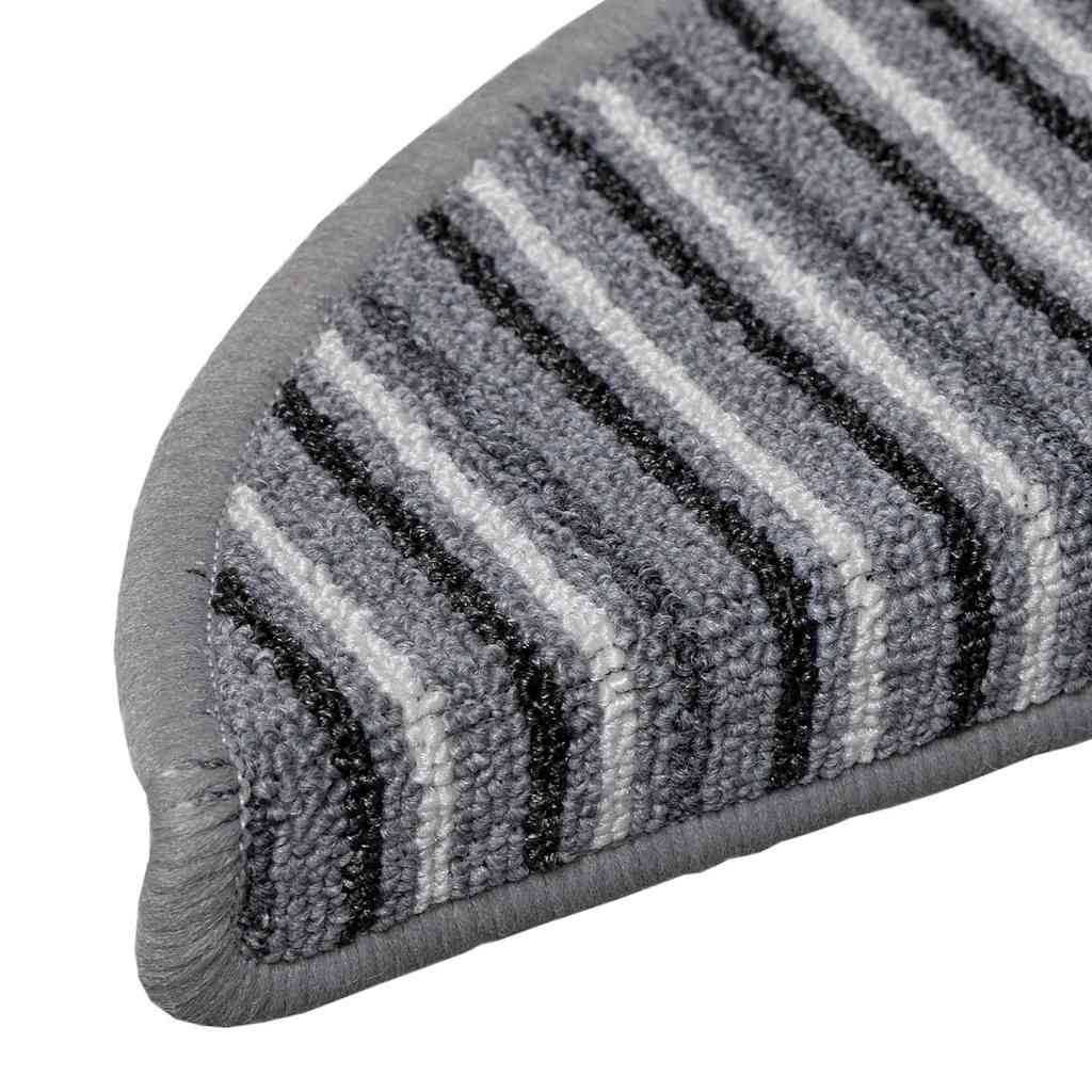 Samoljepljivi stepenasti ulošci 15 pcs Siva 56 x 17 x 3 cm