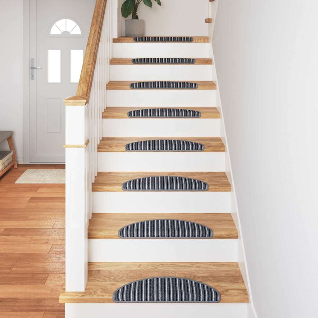 Samoljepljivi stepenasti ulošci 15 pcs Siva 56 x 17 x 3 cm