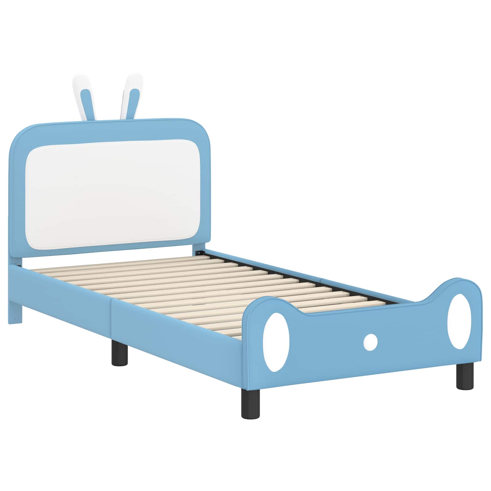Krevet za djecu s uzglavljem Plava 80 x 200 cm PU