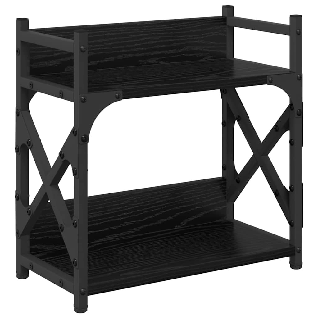Držač za printer Crni hrast 40 x 20 x 40 cm Konstruirano drvo