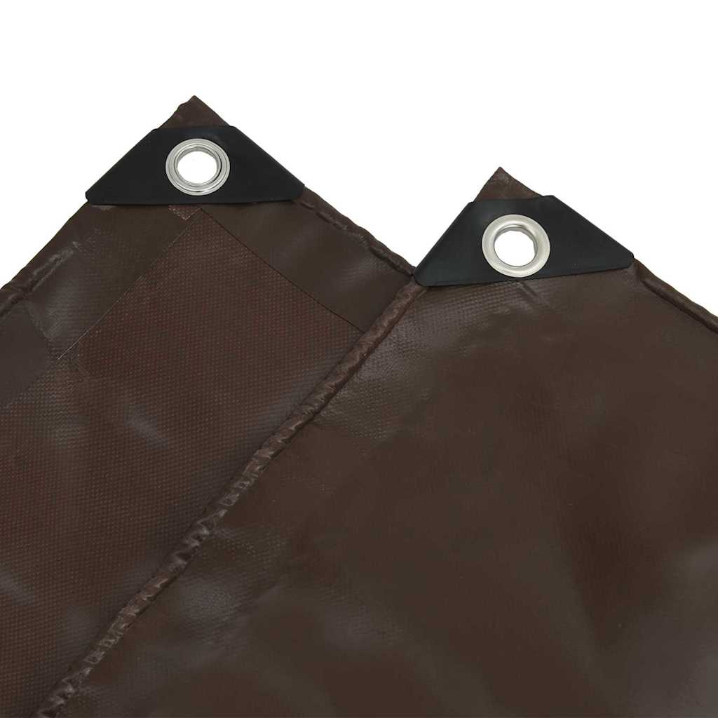 Cerada 650g / m² Smeđa 1,5 x 10 m Platno s PVC premazom