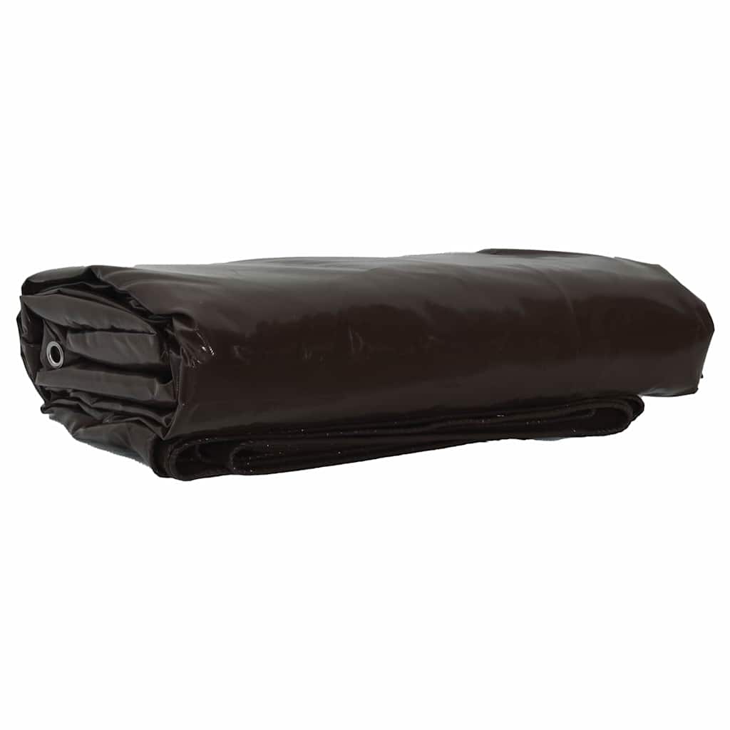 Cerada 650g / m² Smeđa 1,5 x 10 m Platno s PVC premazom