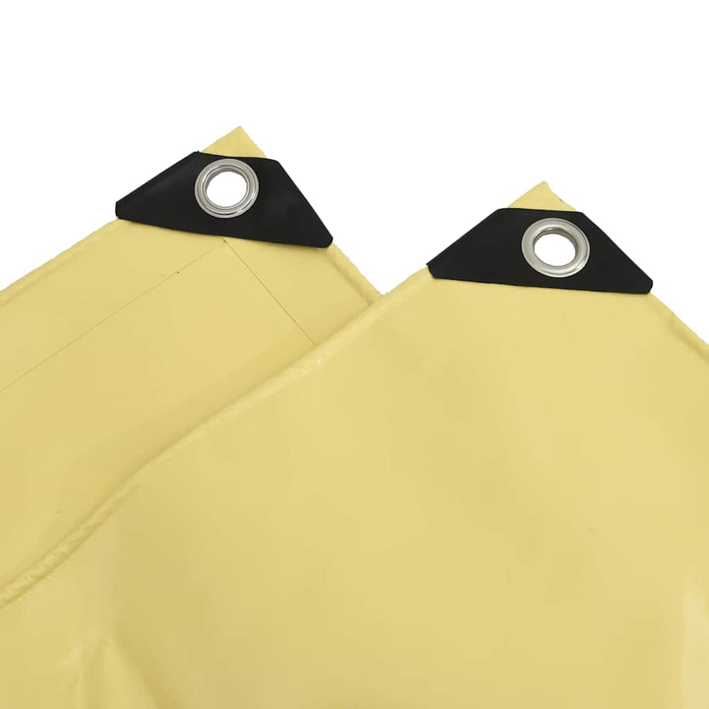 Cerada 650g / m² Bež 1,5 x 2,5 m Platno s PVC premazom