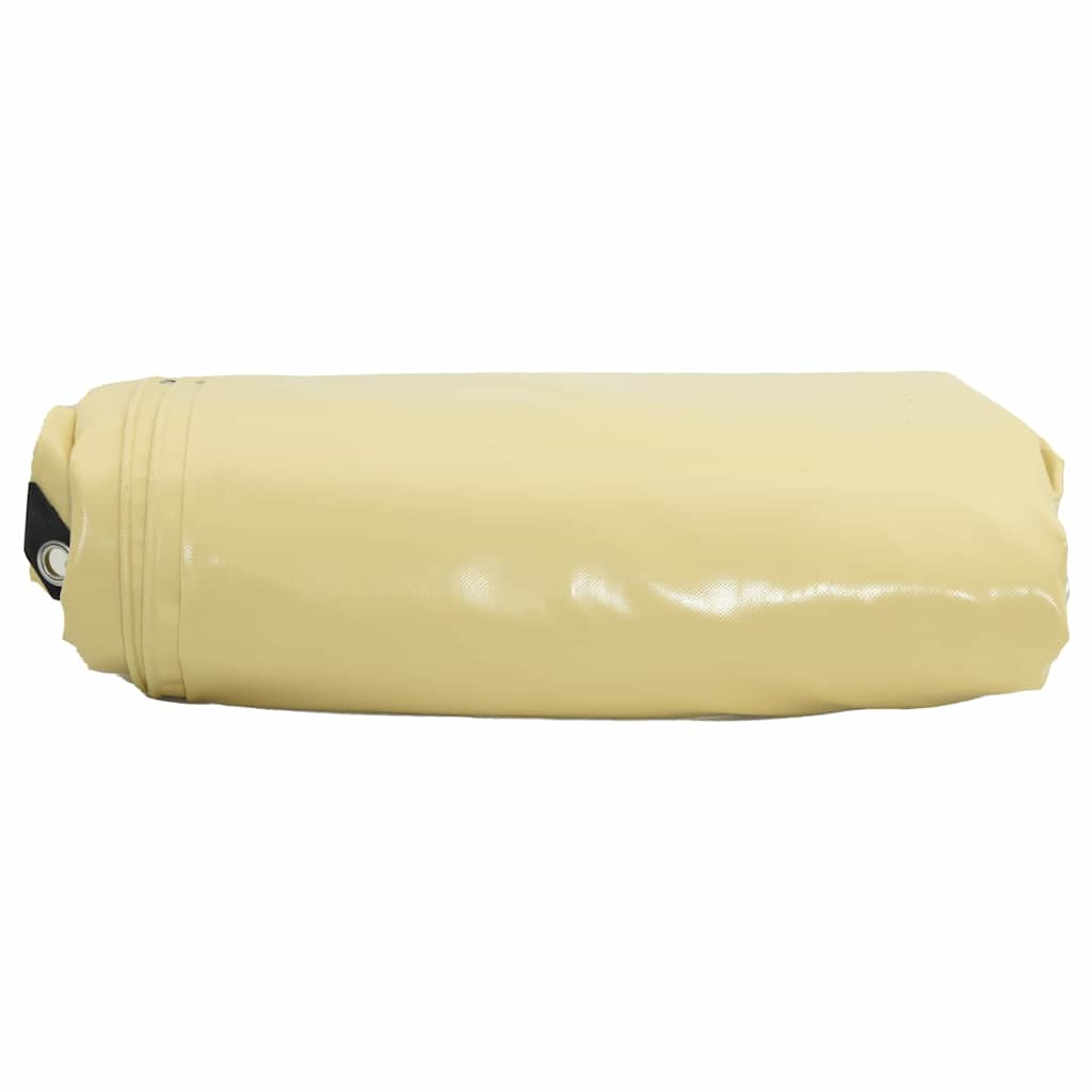 Cerada 650g / m² Bež 5 x 5 m Platno s PVC premazom