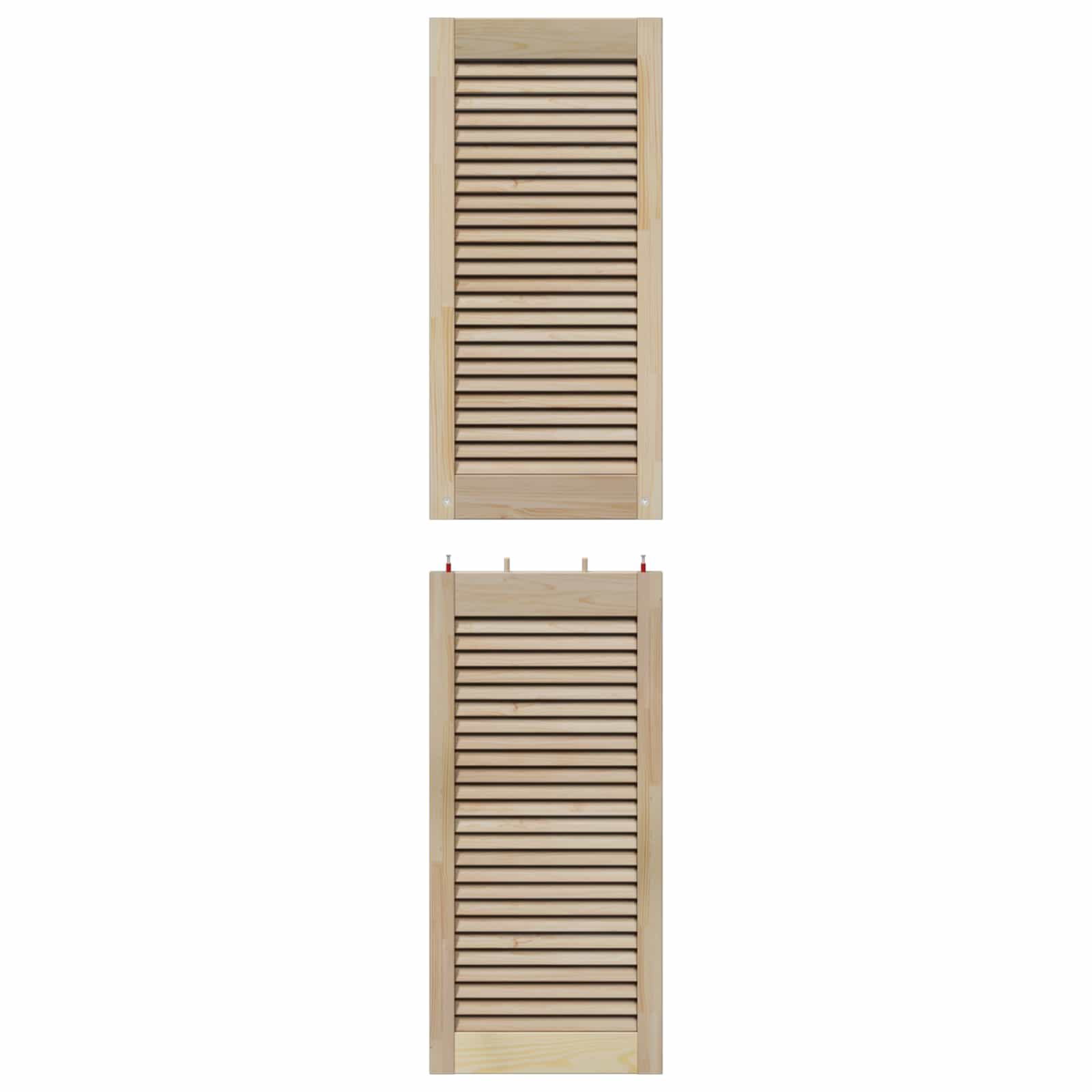 Ormarna vrata s vratima 4 pcs Prirodna 170 x 2,1 x 39,5 cm