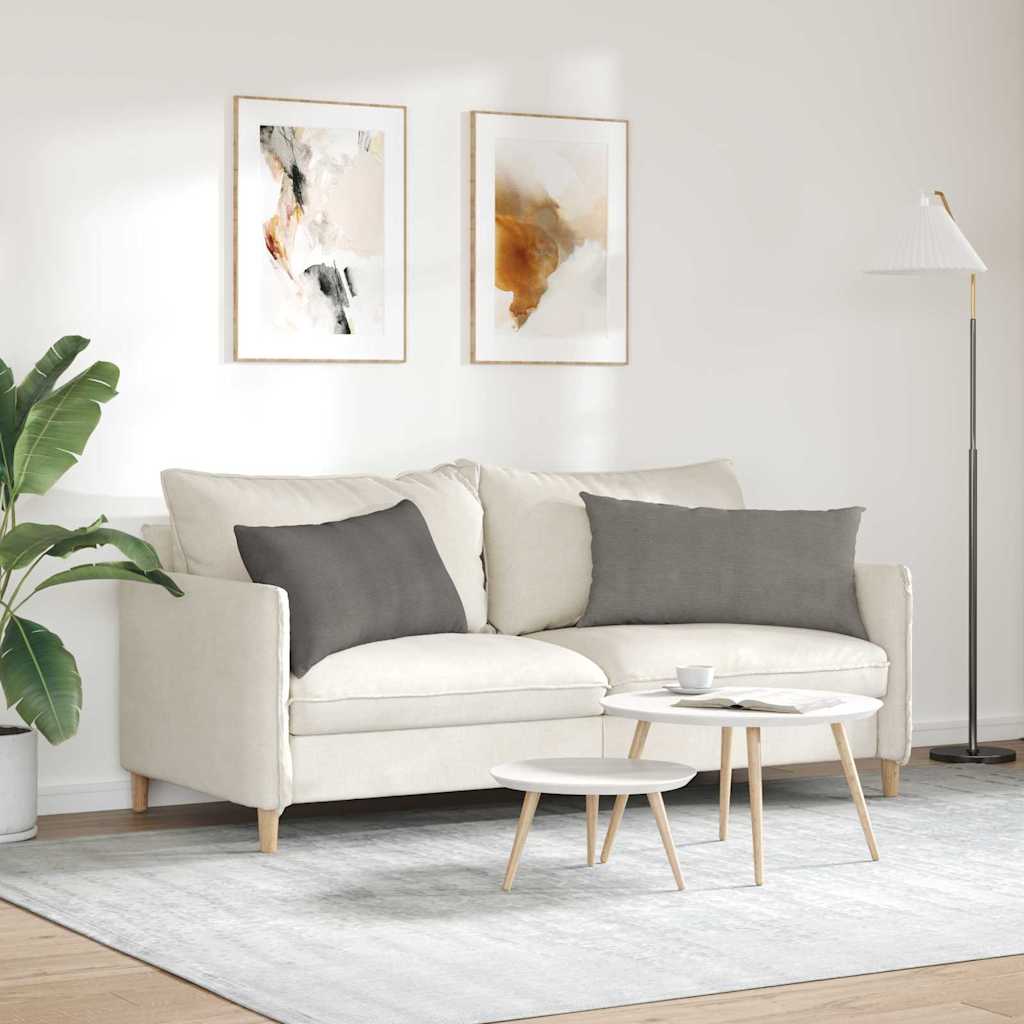 Jastučići za sofu 2 pcs Svijetlo siva 80 x 40 cm