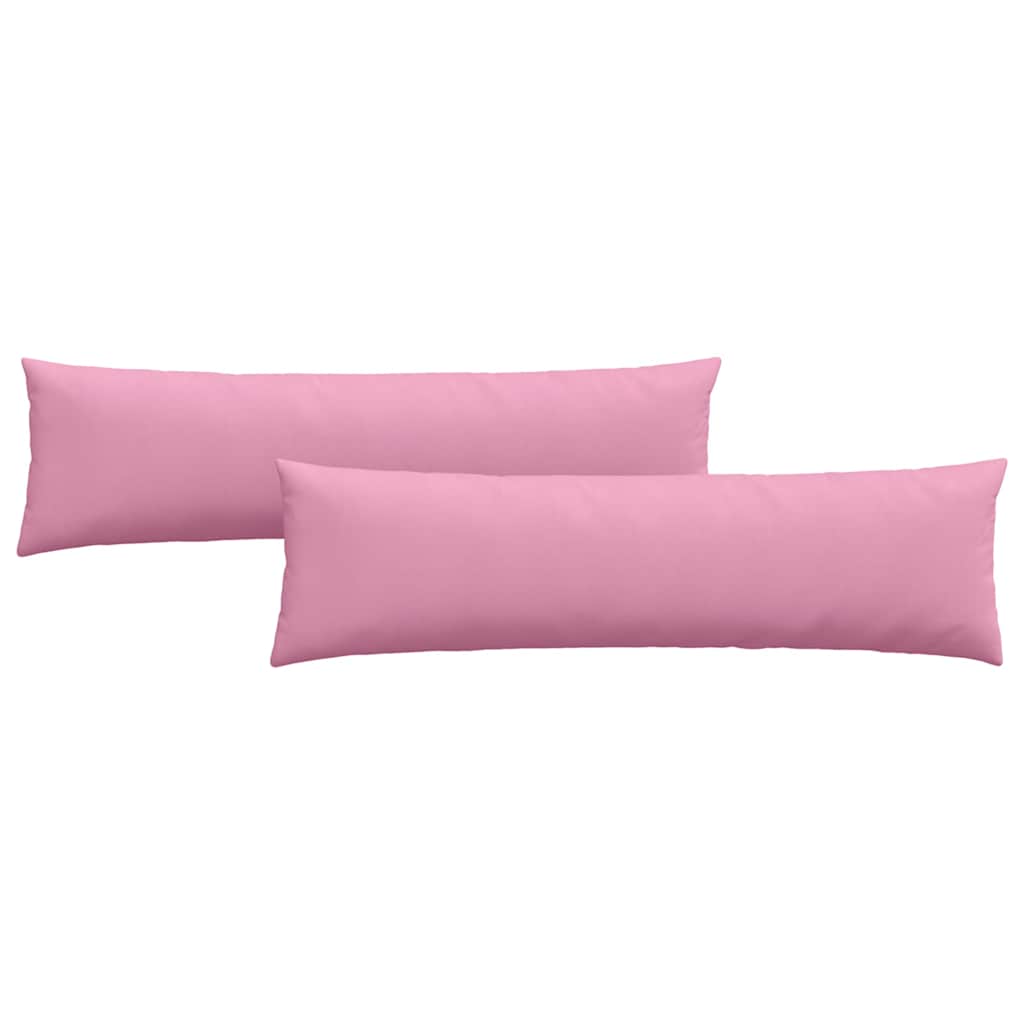 Jastučići za sofu 2 pcs Ružičasta 145 x 40 cm tkanina