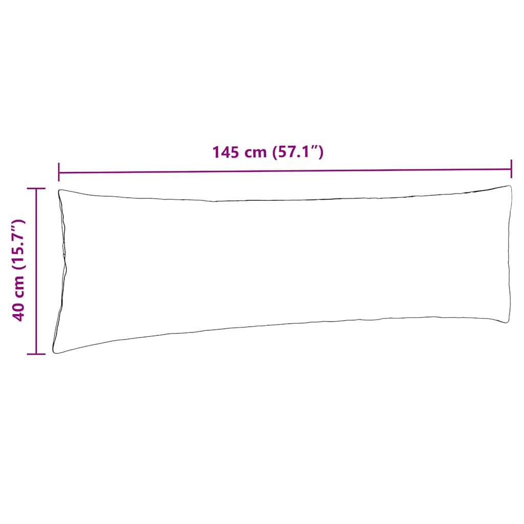Jastučići za sofu 2 pcs Ružičasta 145 x 40 cm tkanina