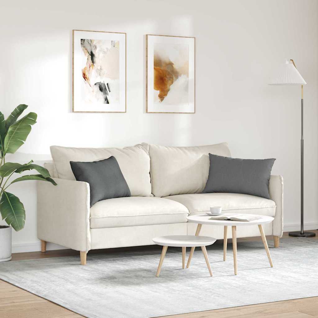 Jastučići za sofu 2 pcs Tamno siva 60 x 40 cm tkanina