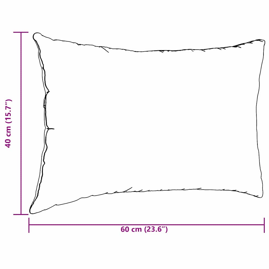 Jastučići za sofu 2 pcs Tamno siva 60 x 40 cm tkanina
