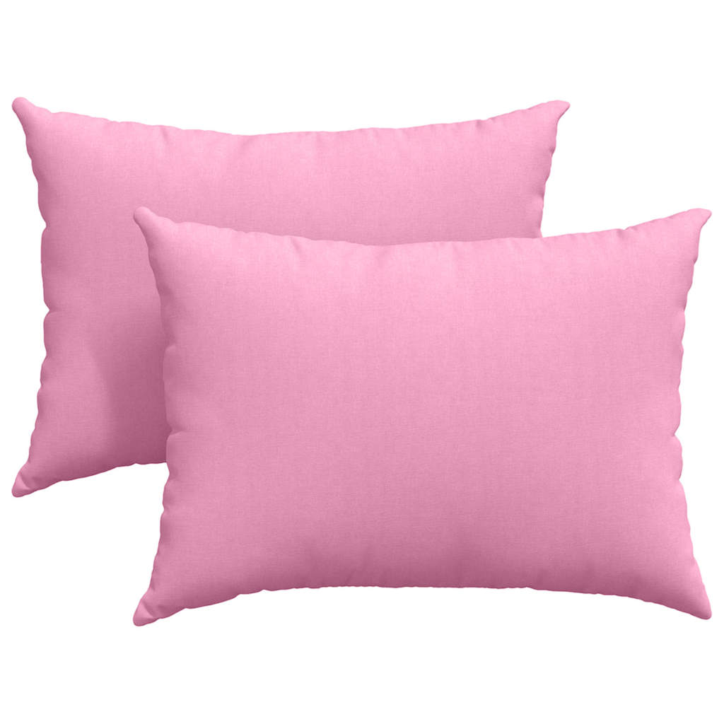 Jastučići za sofu 2 pcs Ružičasta 70 x 50 cm tkanina