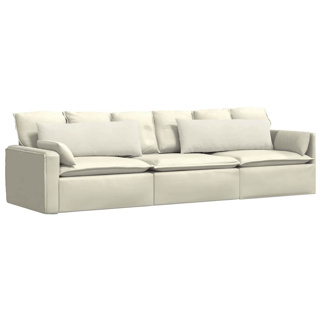 Jastučići za sofu 2 pcs Krema 120 x 40 cm Kordura tekstil