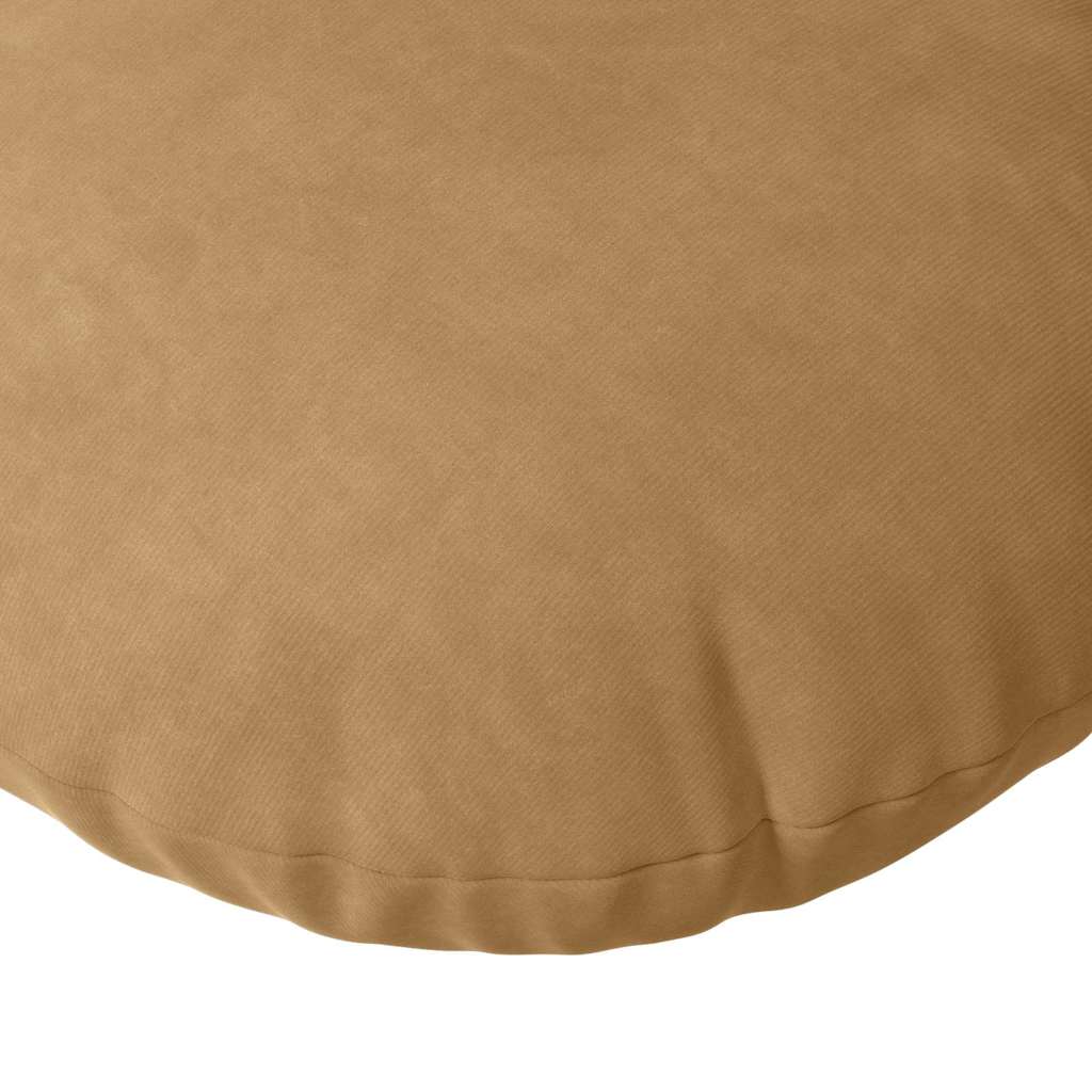Jastučići za sjedenje 2 pcs Smeđa Ø50 x 19 cm Baršun