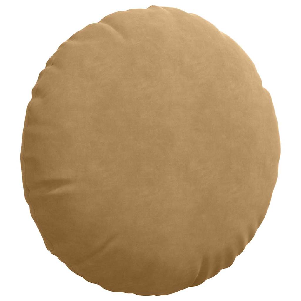 Jastučići za sjedenje 2 pcs Smeđa Ø50 x 19 cm Baršun