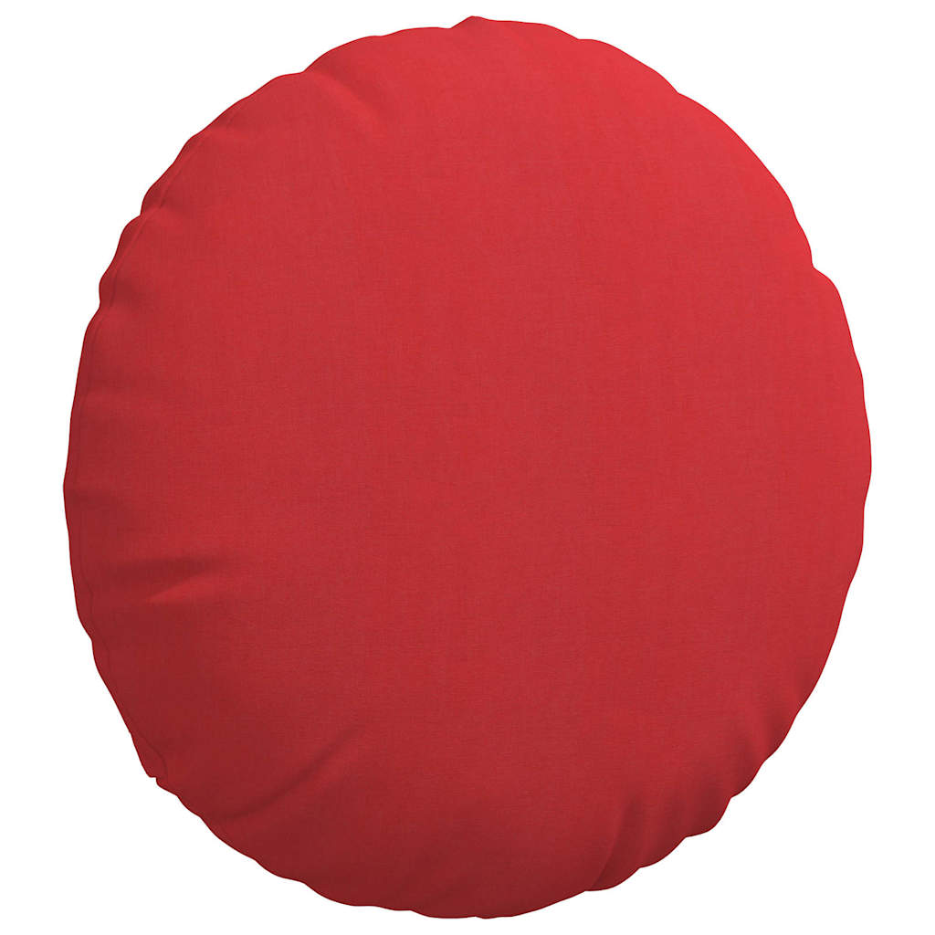 Jastučići za sjedenje 2 pcs Crvena Ø80 x 29 cm tkanina