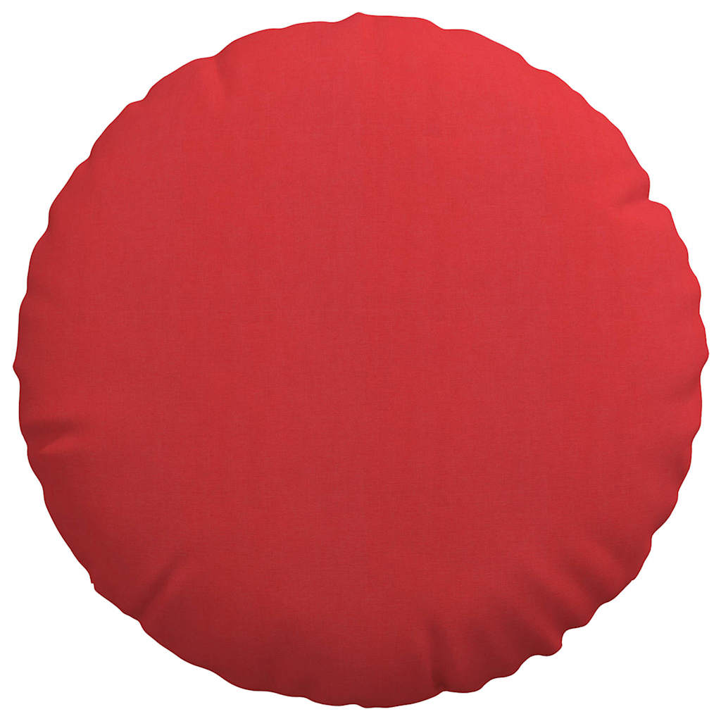 Jastučići za sjedenje 2 pcs Crvena Ø80 x 29 cm tkanina