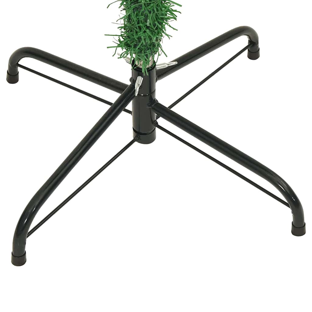 Umjetna božićna jelka naopako s setom kuglica Zelena 210 cm PVC